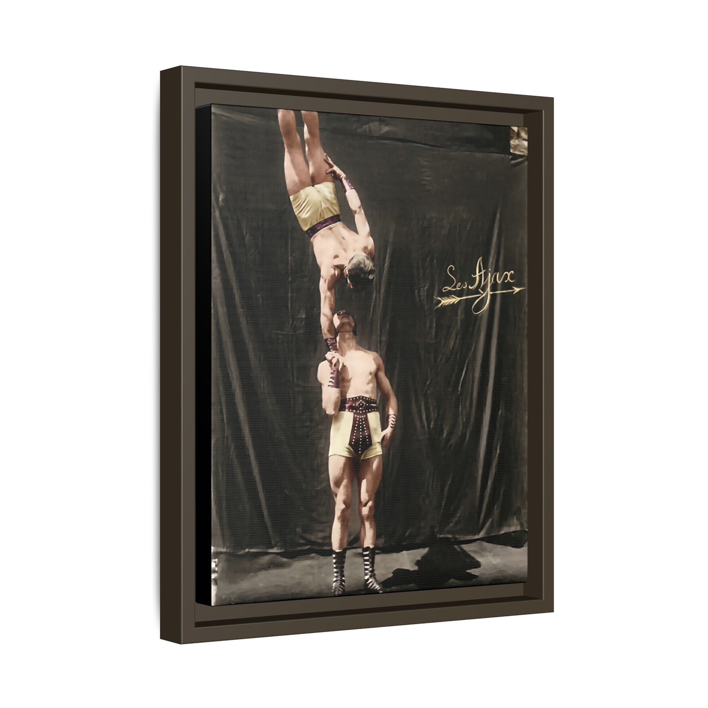 athlétisme 016 | Framed Vintage Photo - Matte Canvas