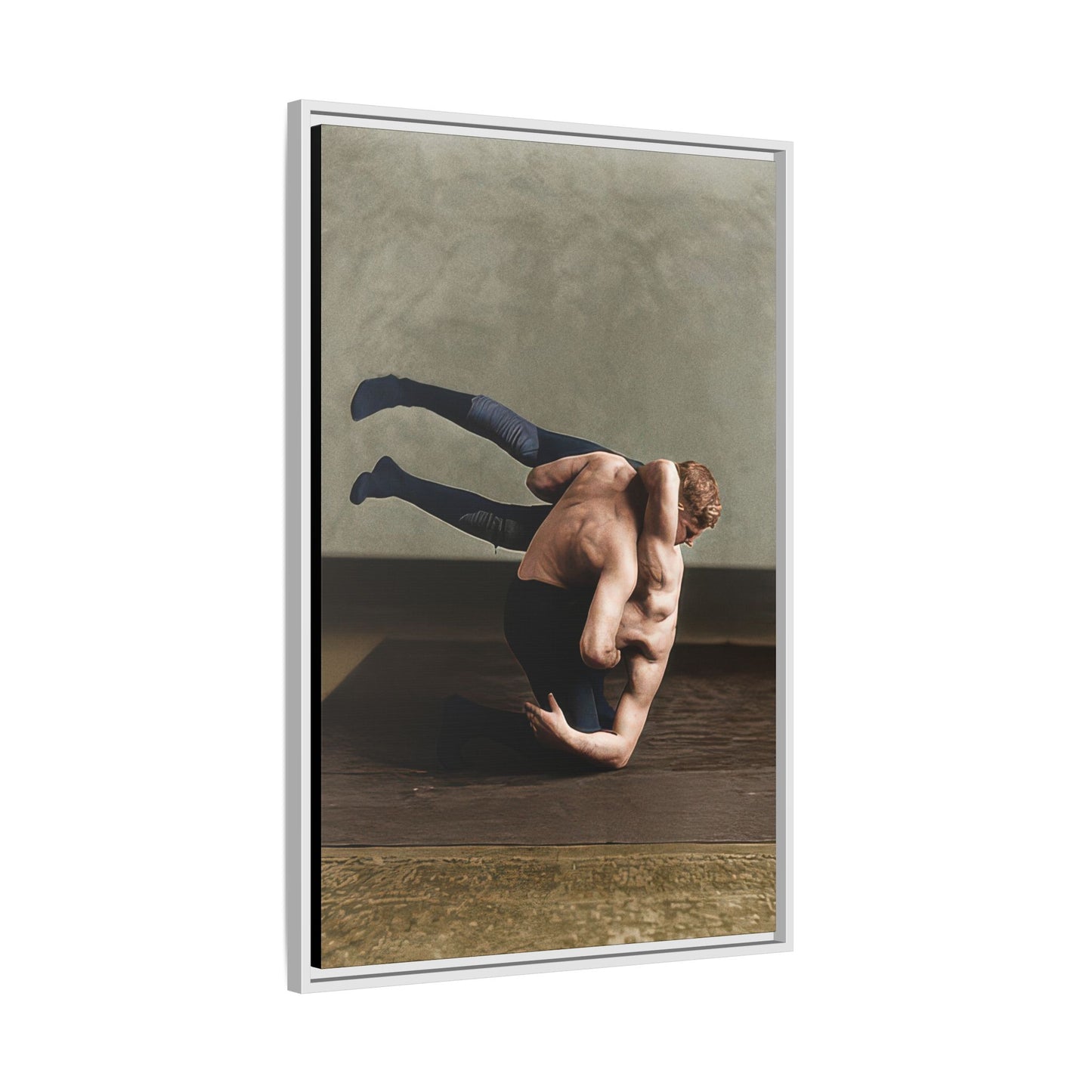 athlétisme 026 | Framed Vintage Photo - Matte Canvas