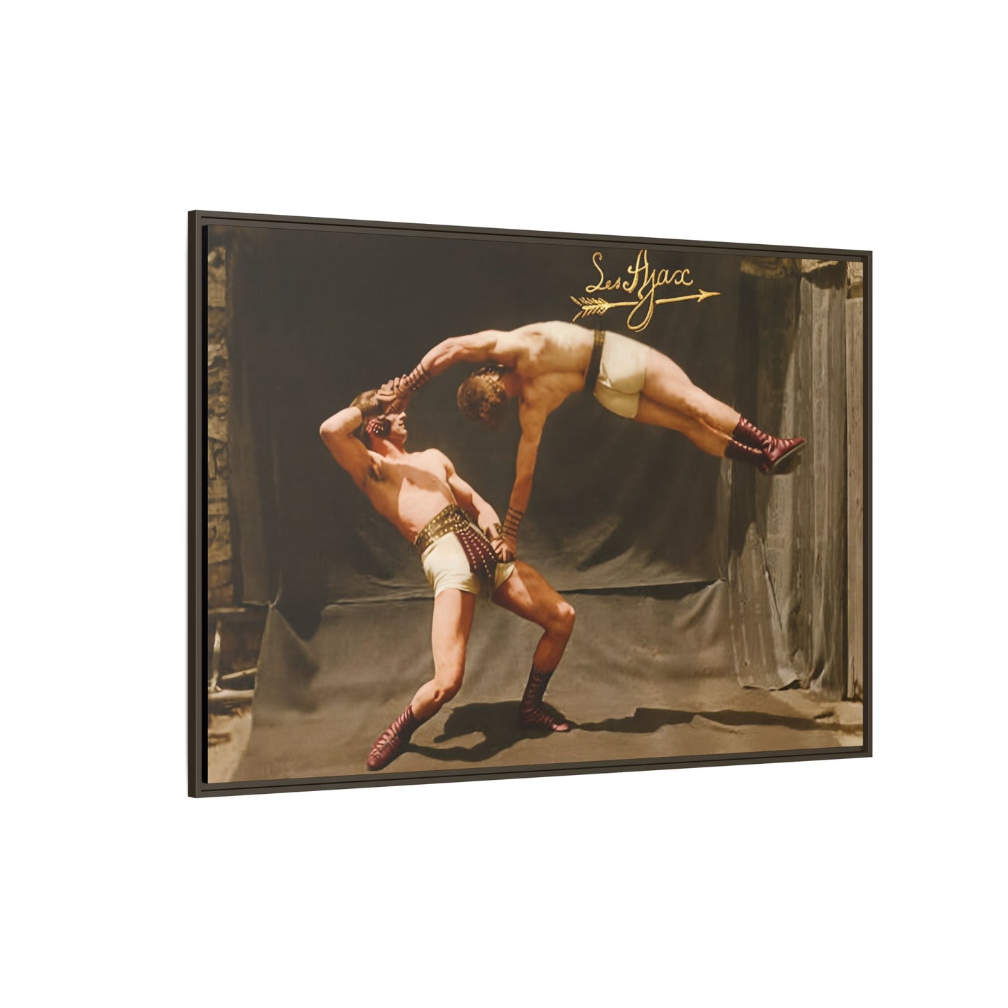 athlétisme 013 | Framed Vintage Photo - Matte Canvas