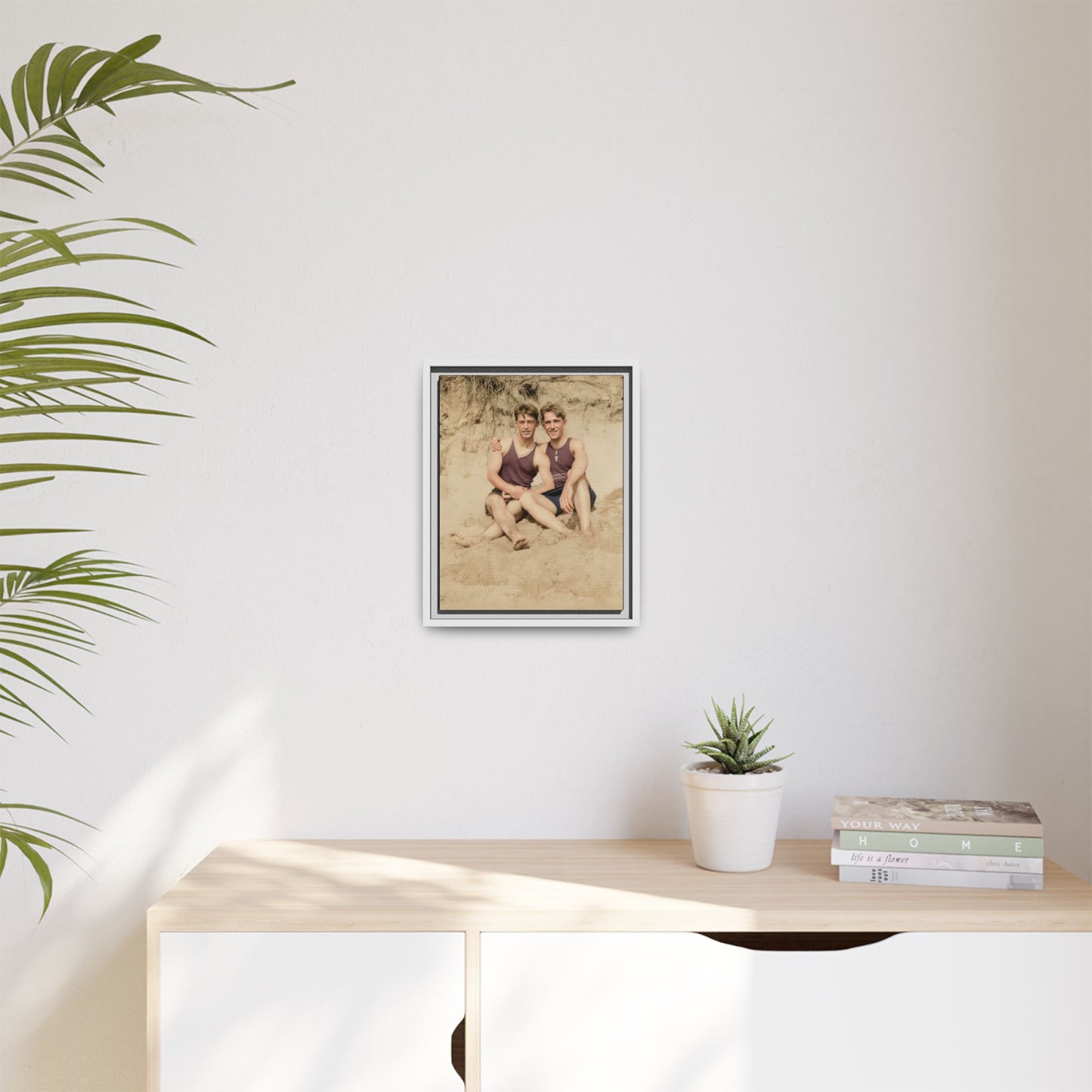 nager 002 | Framed Vintage Photo - Matte Canvas