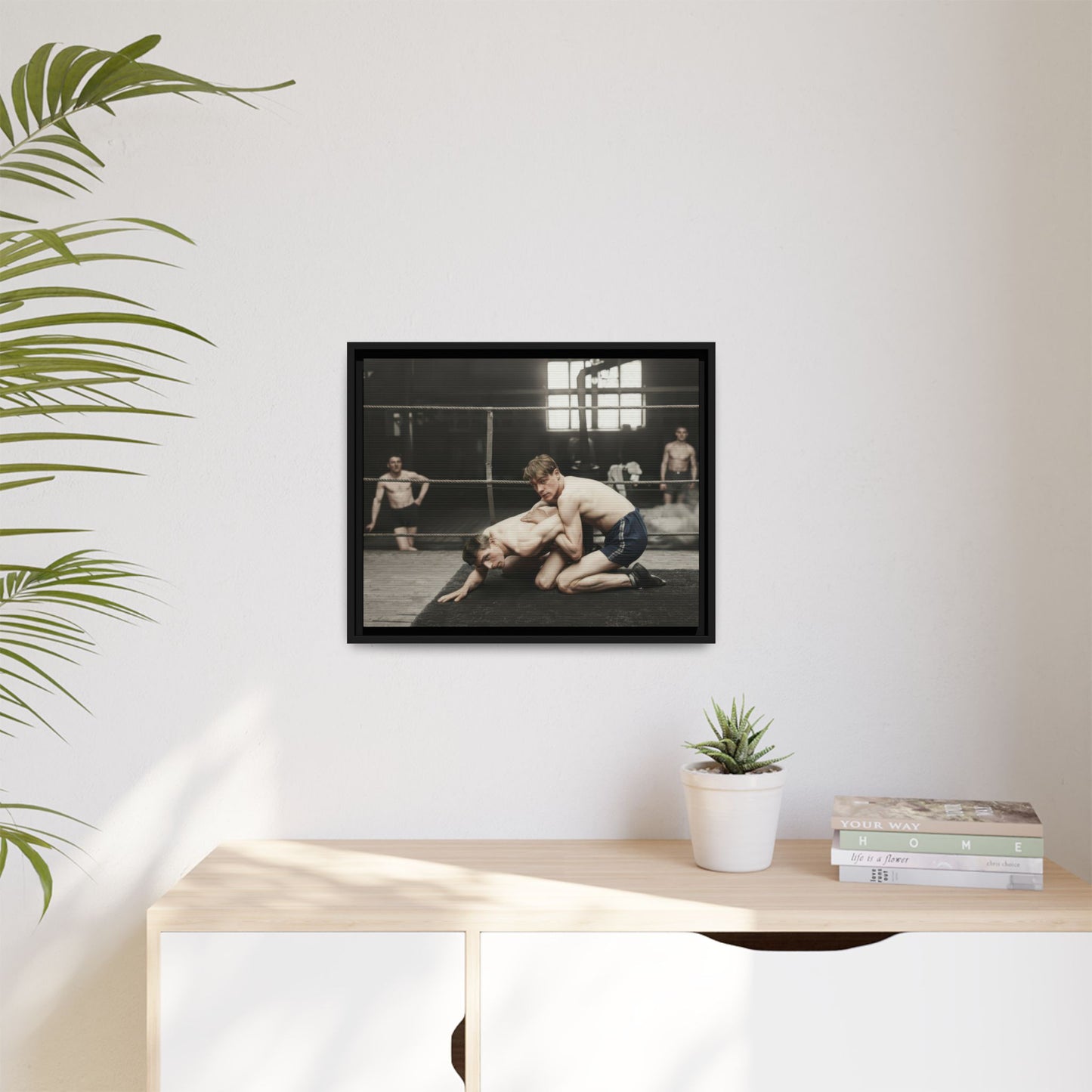 athlétisme 005 | Framed Vintage Photo - Matte Canvas