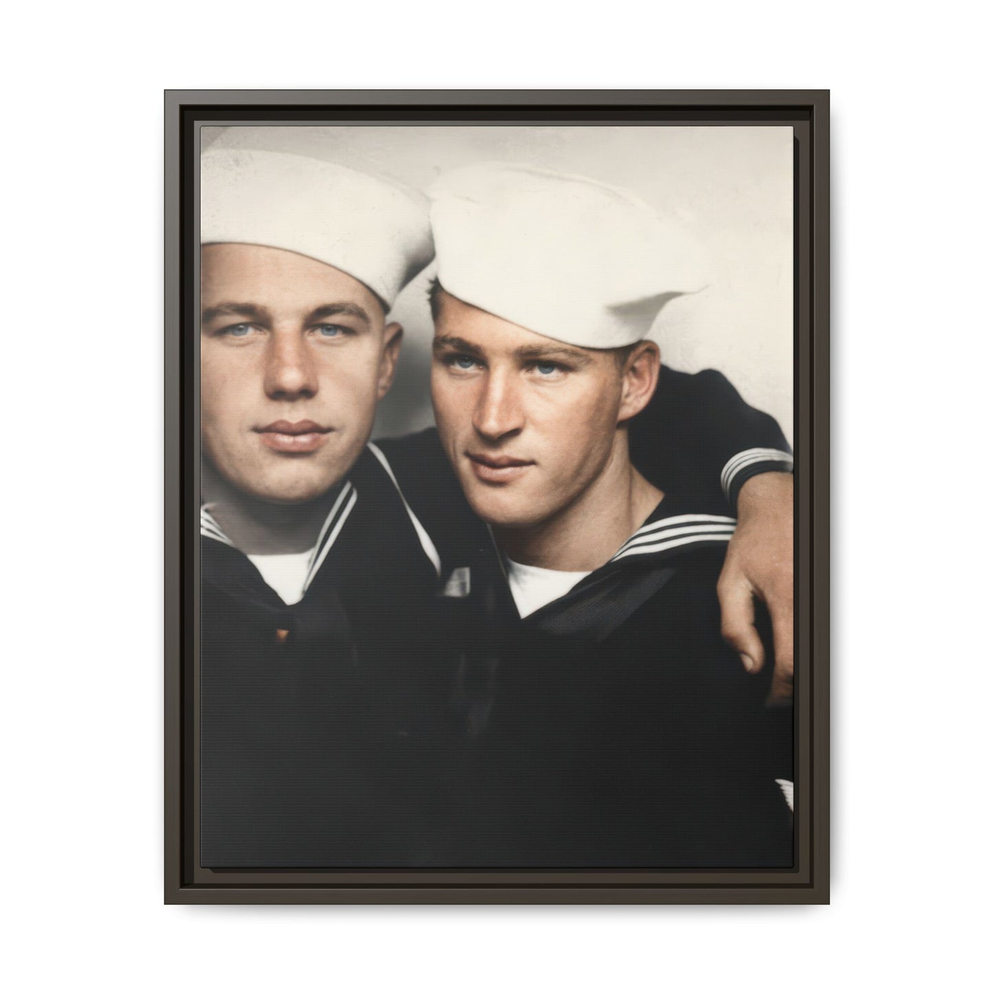 paire 078 | Framed Vintage Photo - Matte Canvas