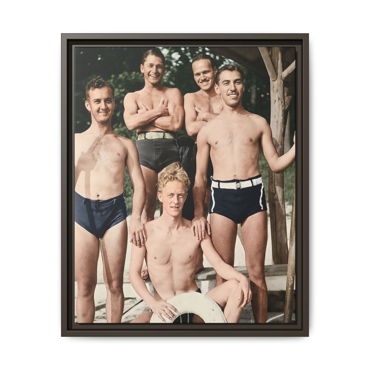 nager 041 | Framed Vintage Photo - Matte Canvas