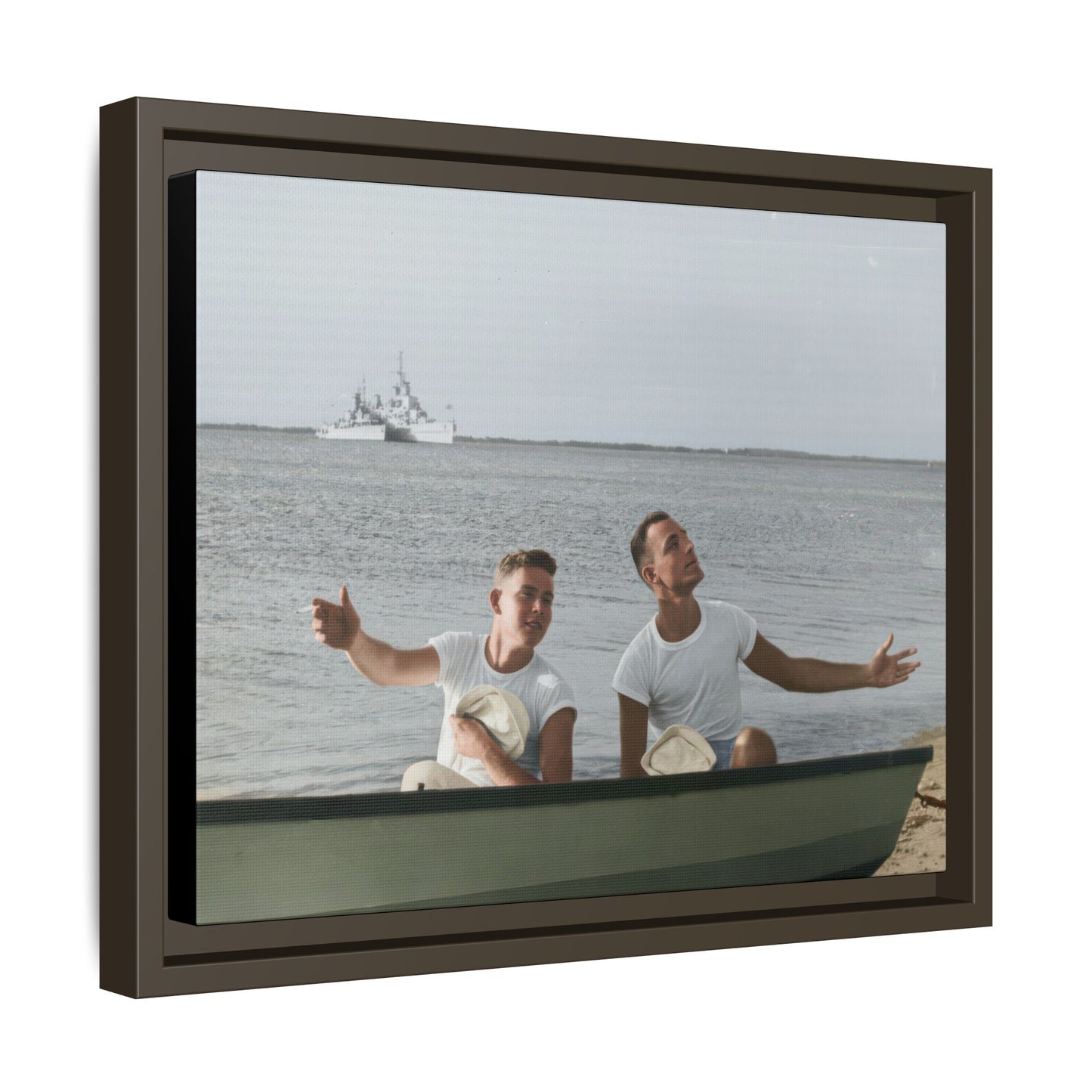 paire 099 | Framed Vintage Photo - Matte Canvas