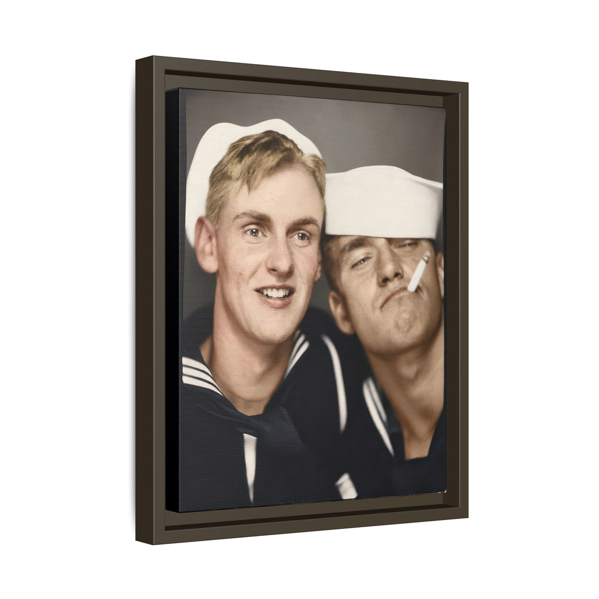 paire 153 | Framed Vintage Photo - Matte Canvas