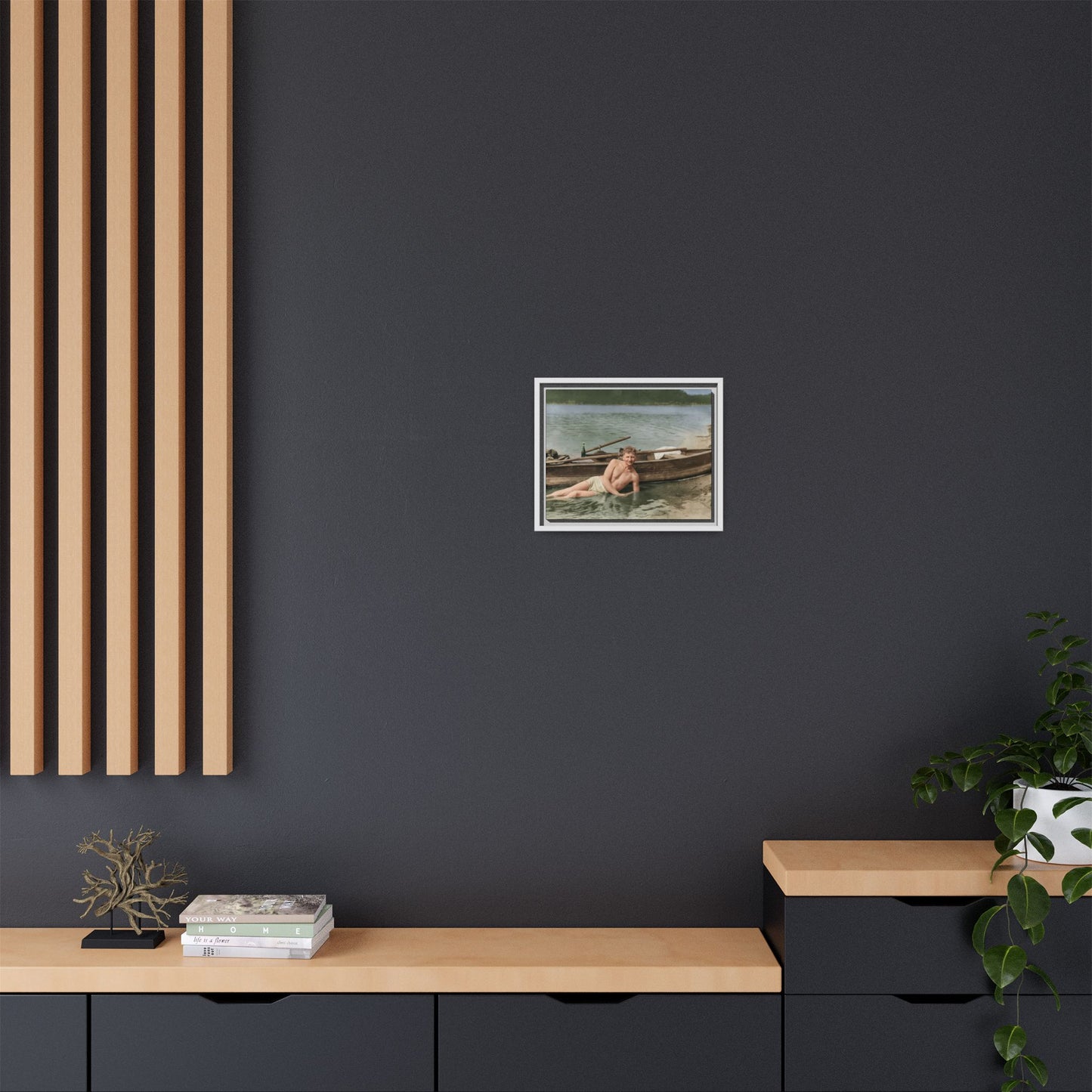 nager 013 | Framed Vintage Photo - Matte Canvas