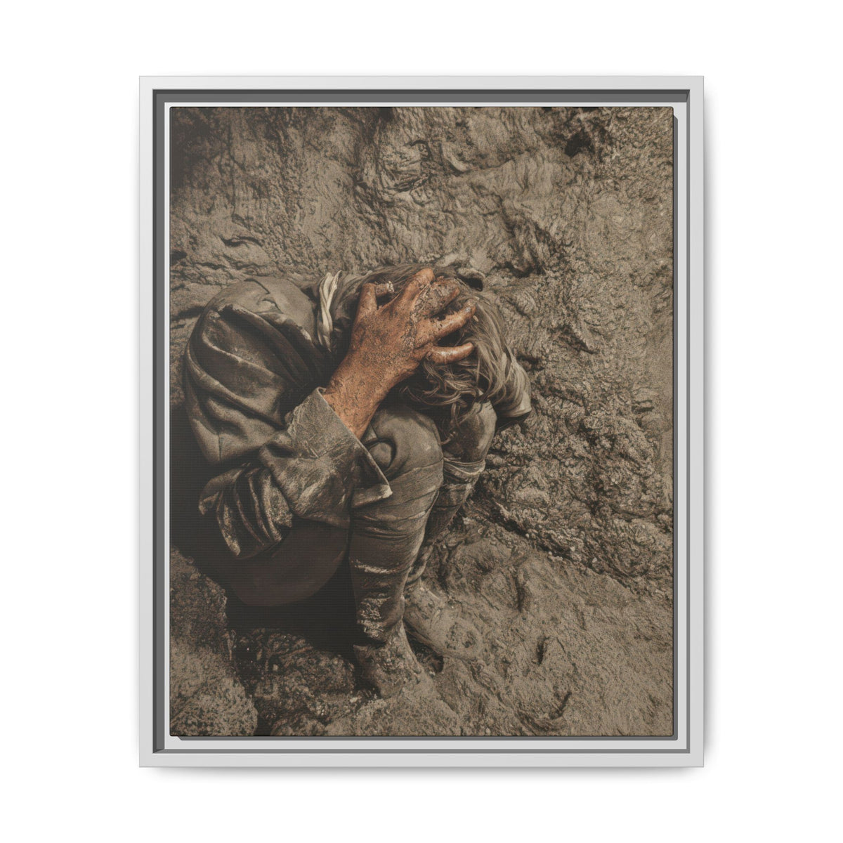 celibataire 040 | Framed Vintage Photo - Matte Canvas
