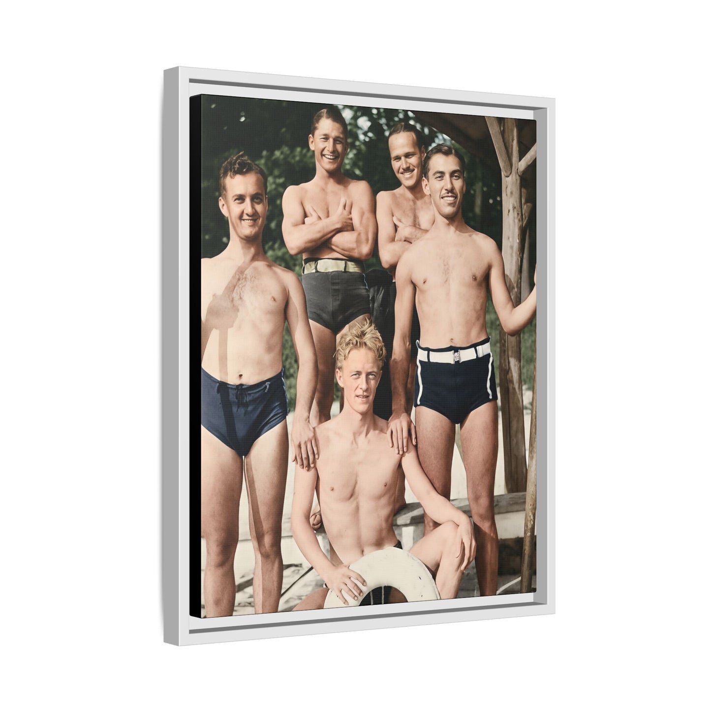 nager 041 | Framed Vintage Photo - Matte Canvas