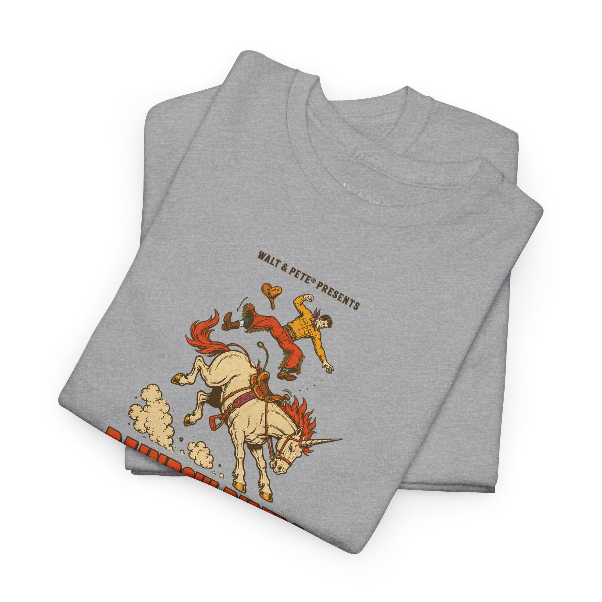 Broadwater County Montana Rainbow Riders promotional rodeo graphic tee