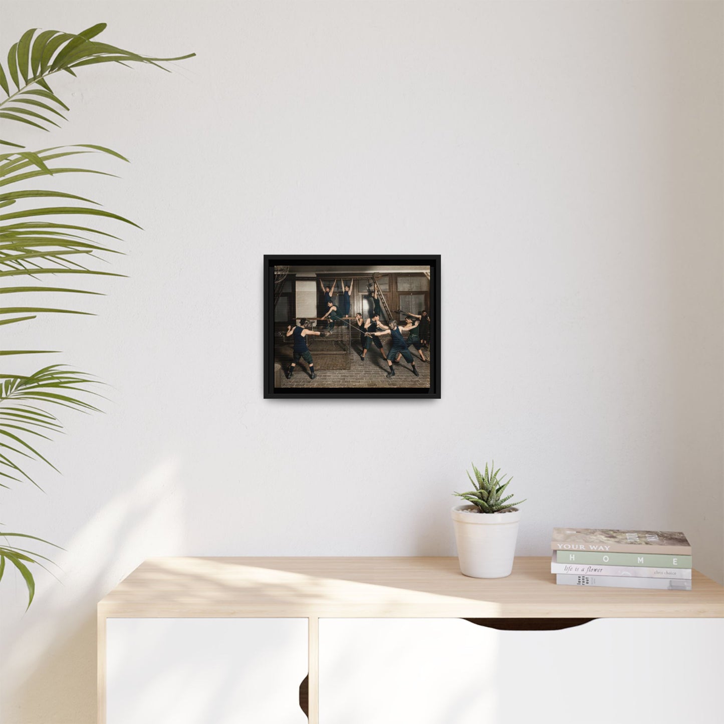 athlétisme 038 | Framed Vintage Photo - Matte Canvas