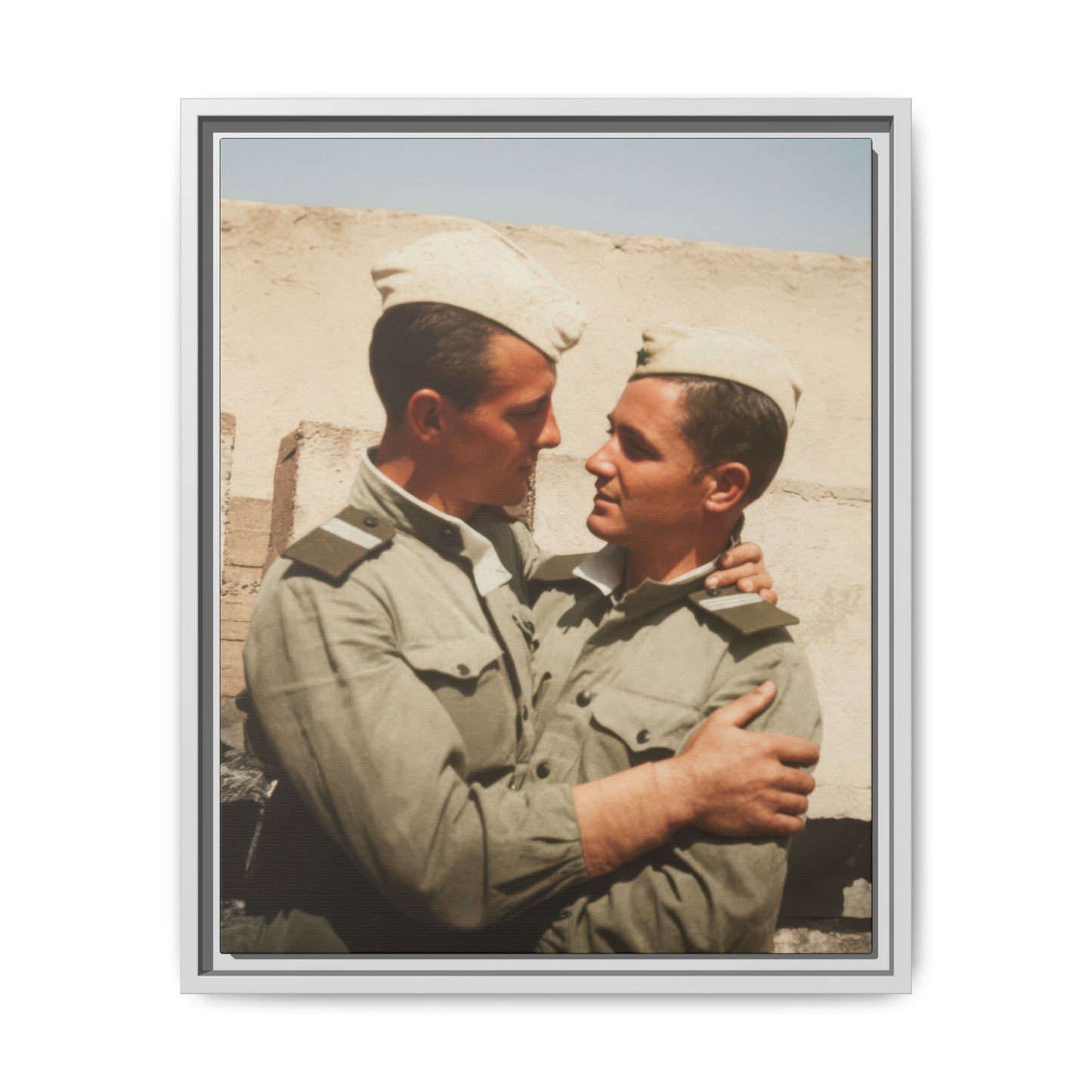 paire 133 | Framed Vintage Photo - Matte Canvas