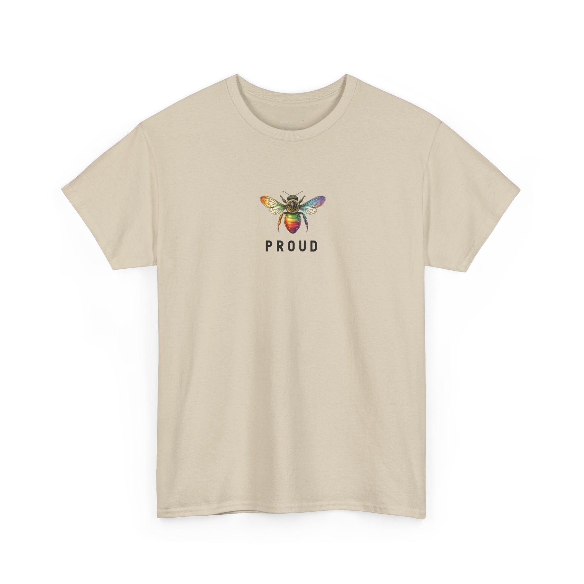 flowing bee illustration PROUD shirt 