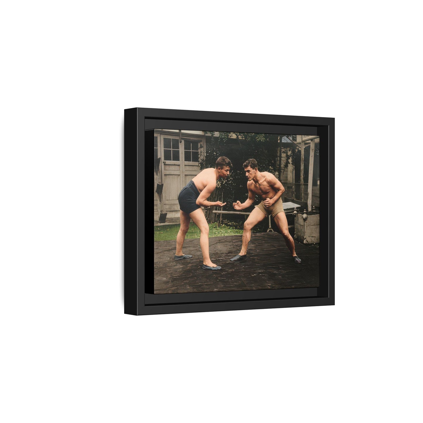 athlétisme 033 | Framed Vintage Photo - Matte Canvas