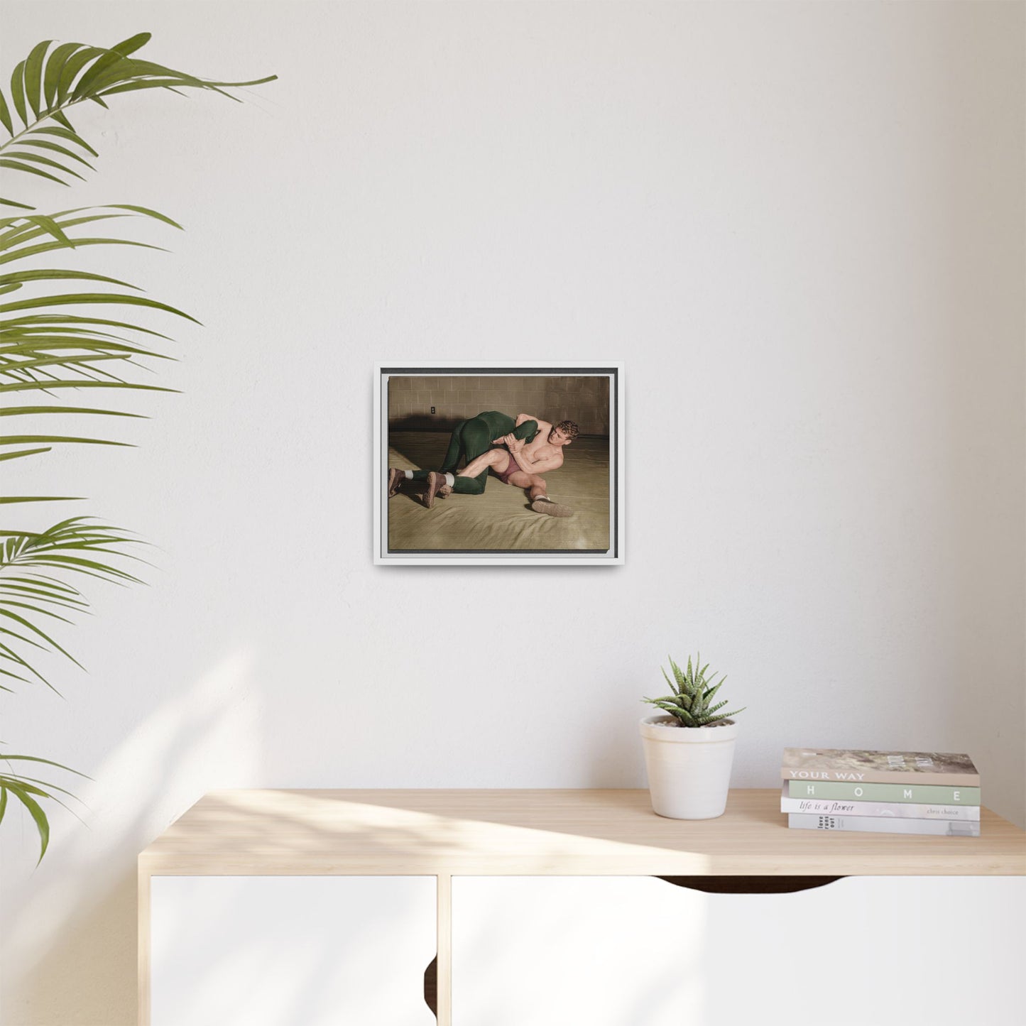athlétisme 032 | Framed Vintage Photo - Matte Canvas