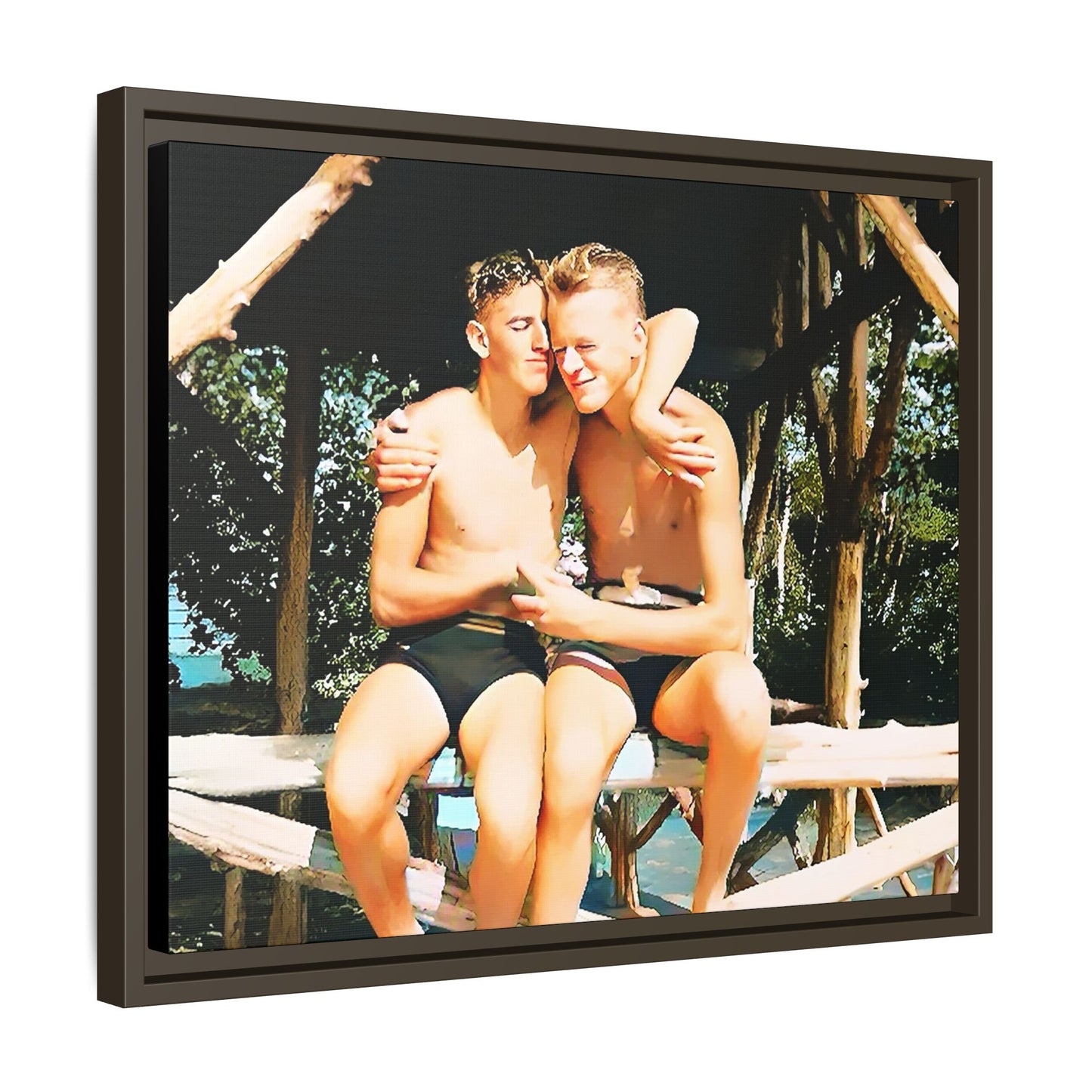 nager 011 | Framed Vintage Photo - Matte Canvas