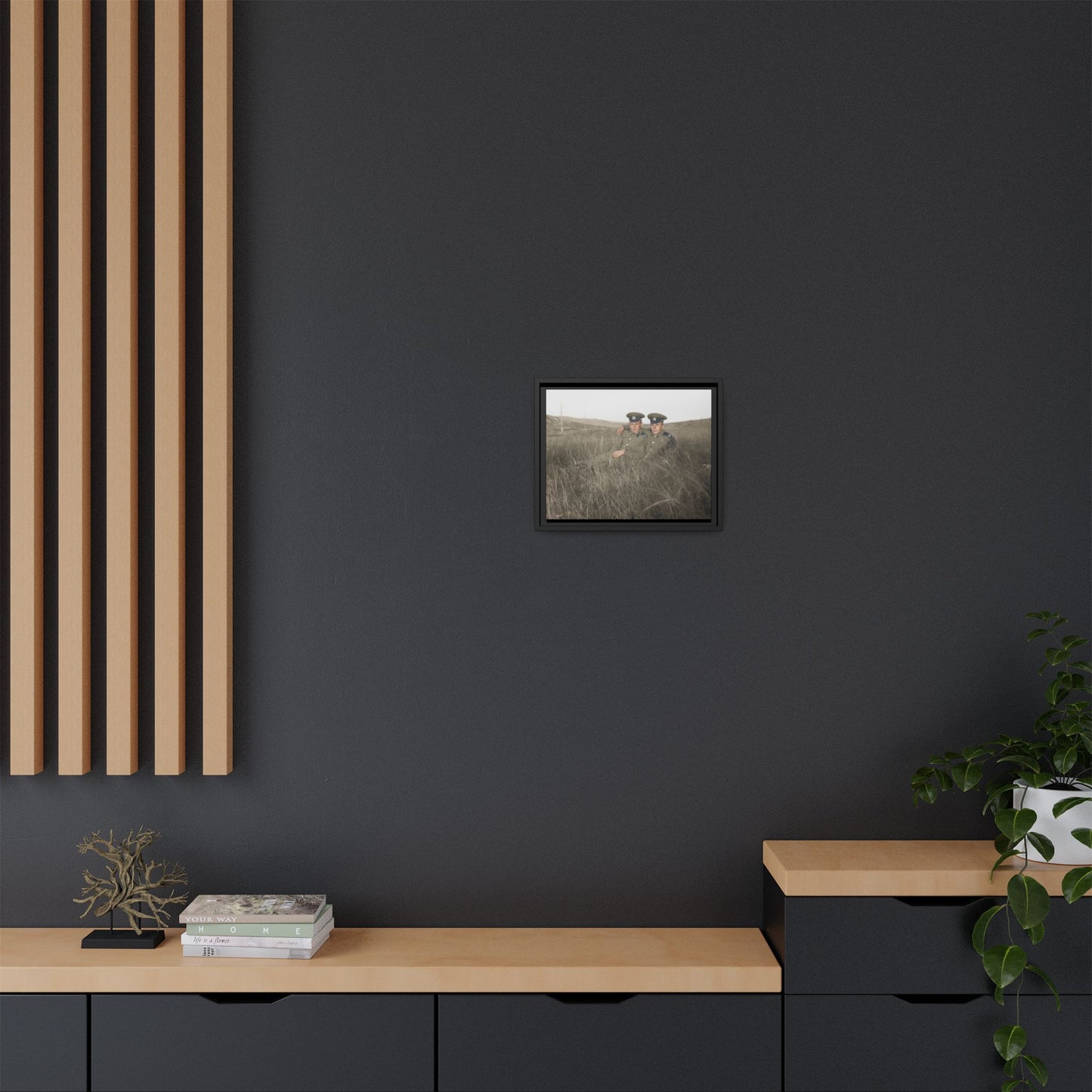 paire 082 | Framed Vintage Photo - Matte Canvas