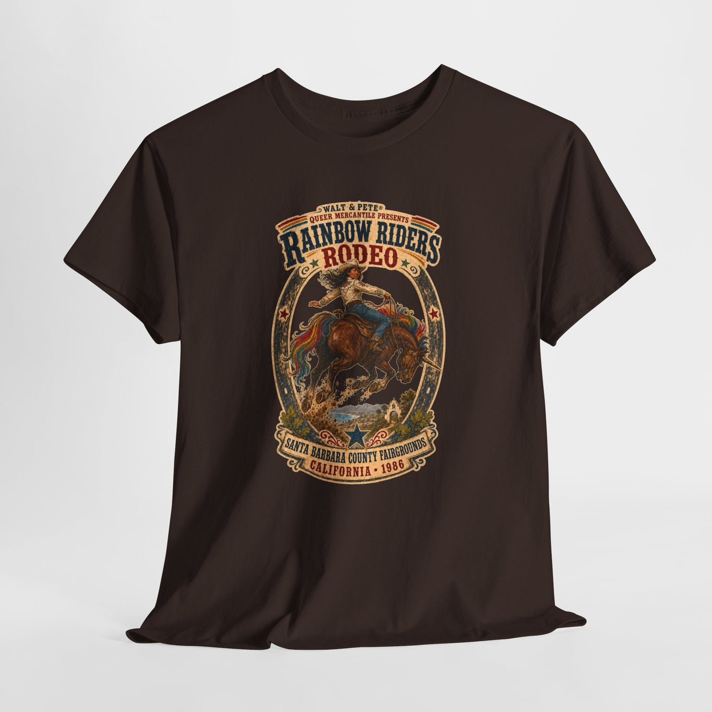 Copy of Copy of Rainbow Riders Rodeo Arizona 1972 Pride T-Shirt | Queer Cowgirl Tee