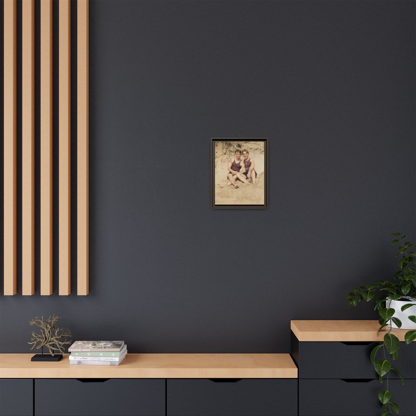 nager 002 | Framed Vintage Photo - Matte Canvas