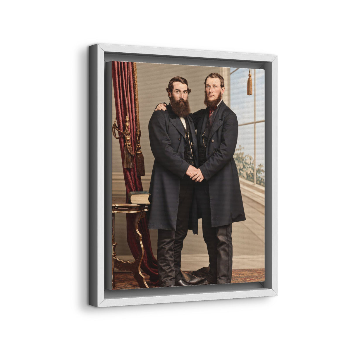 paire 022 | Framed Vintage Photo - Matte Canvas