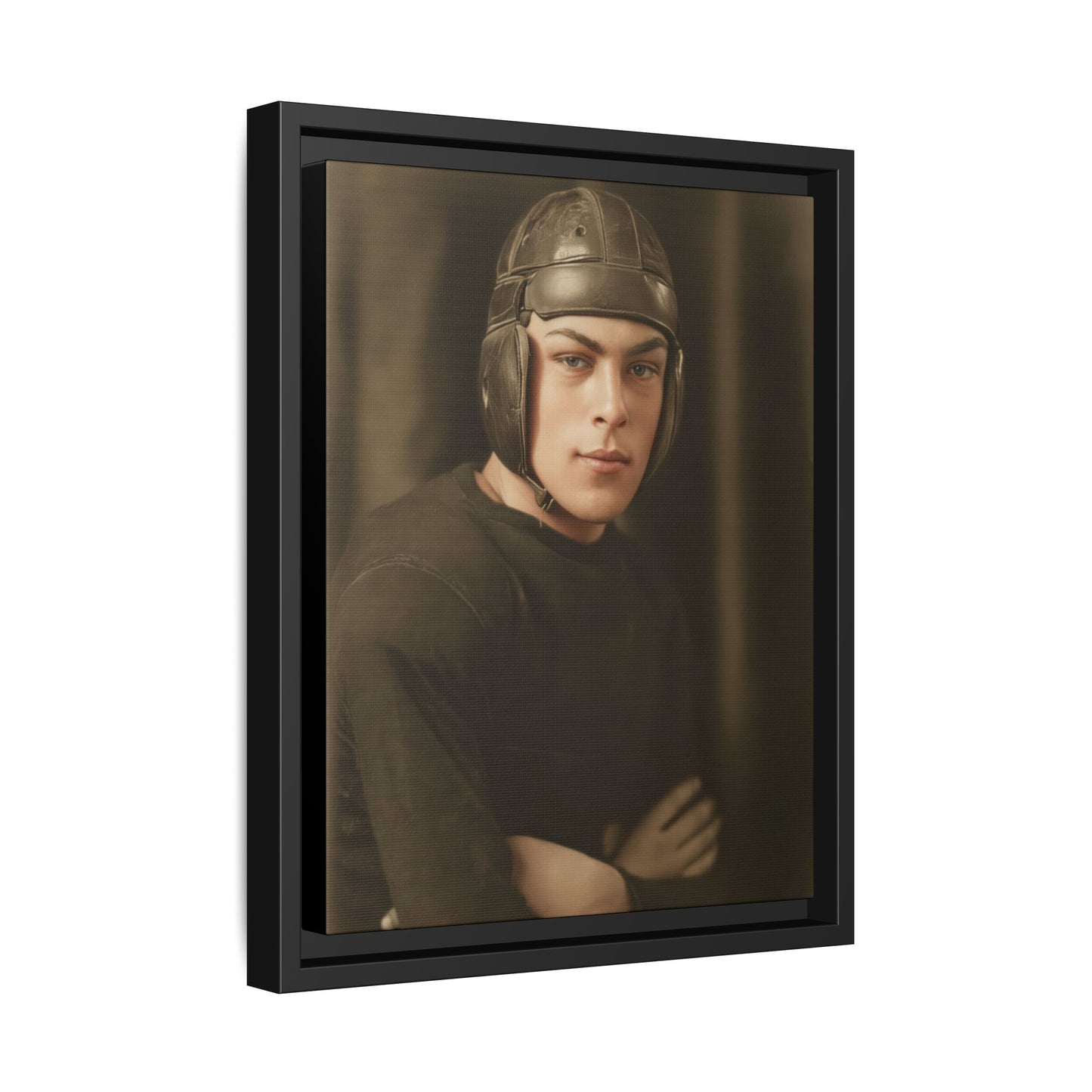 athlétisme 009 | Framed Vintage Photo - Matte Canvas