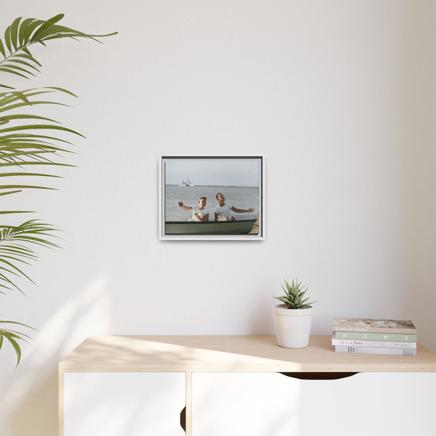 paire 099 | Framed Vintage Photo - Matte Canvas