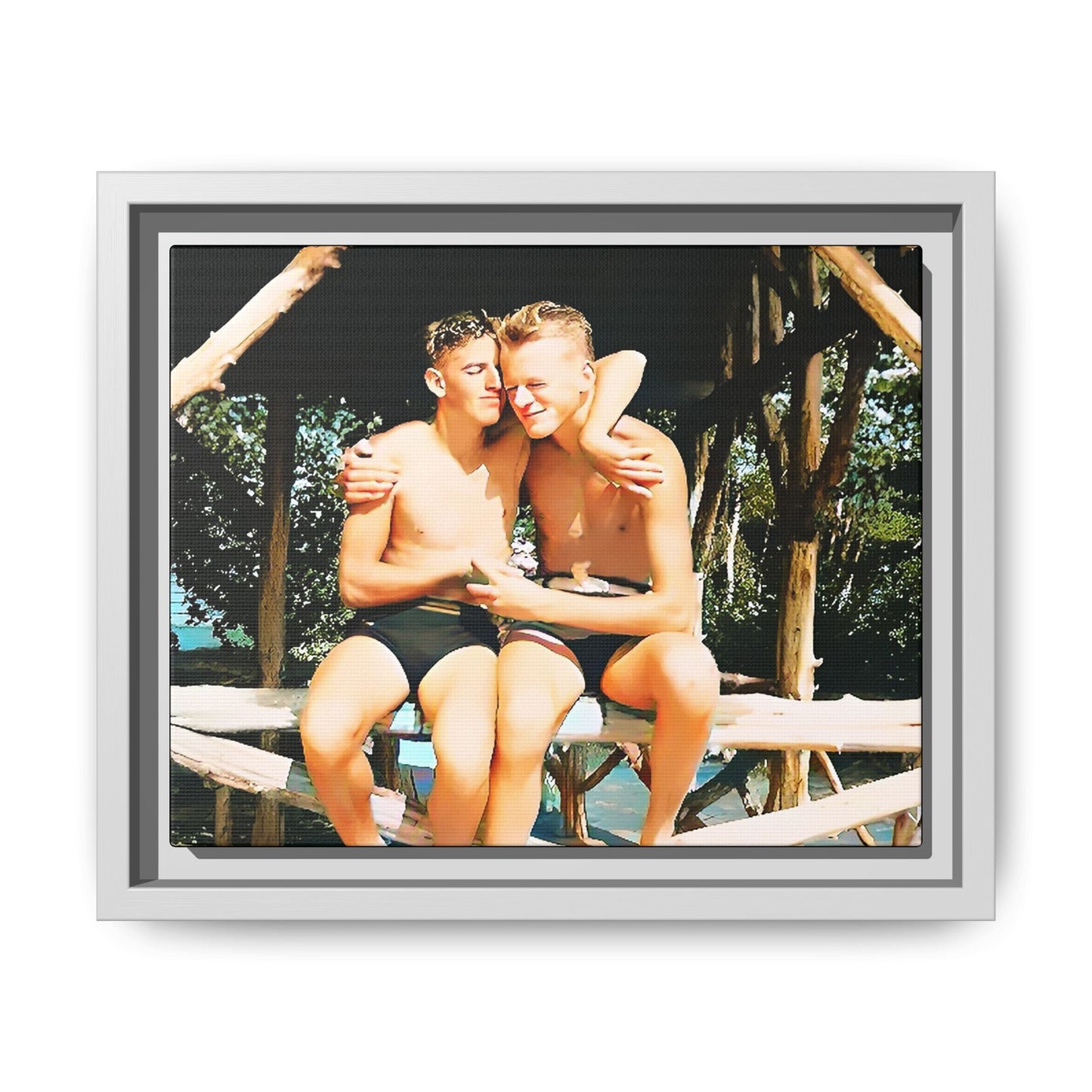 nager 011 | Framed Vintage Photo - Matte Canvas