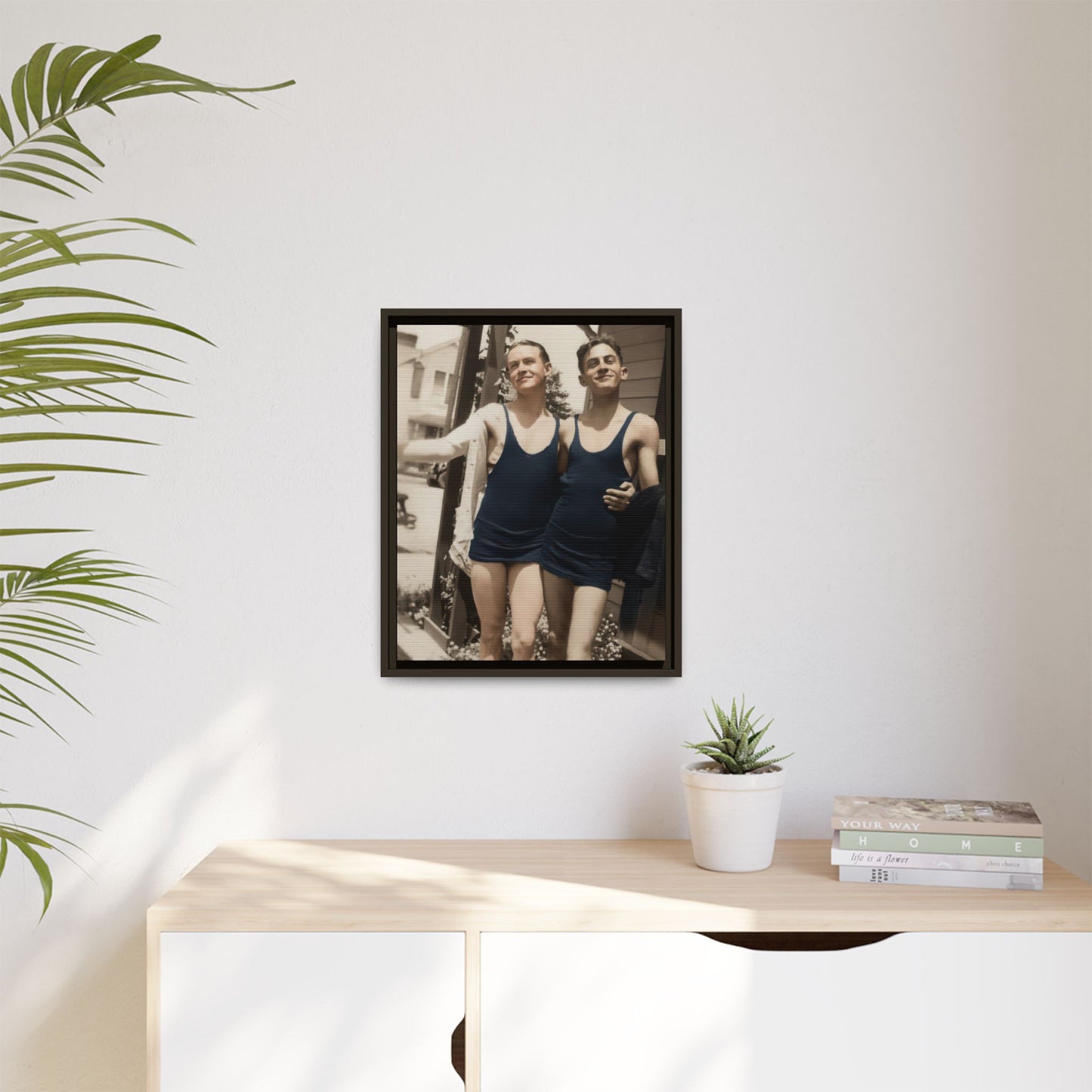 nager 024 | Framed Vintage Photo - Matte Canvas