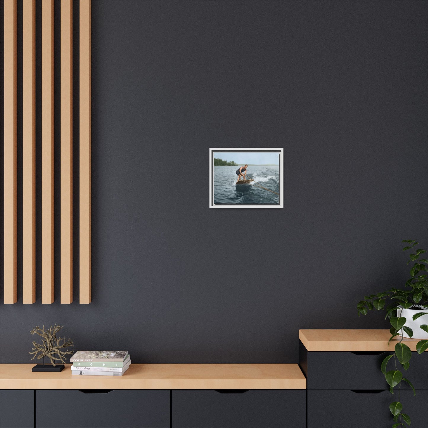nager 015 | Framed Vintage Photo - Matte Canvas
