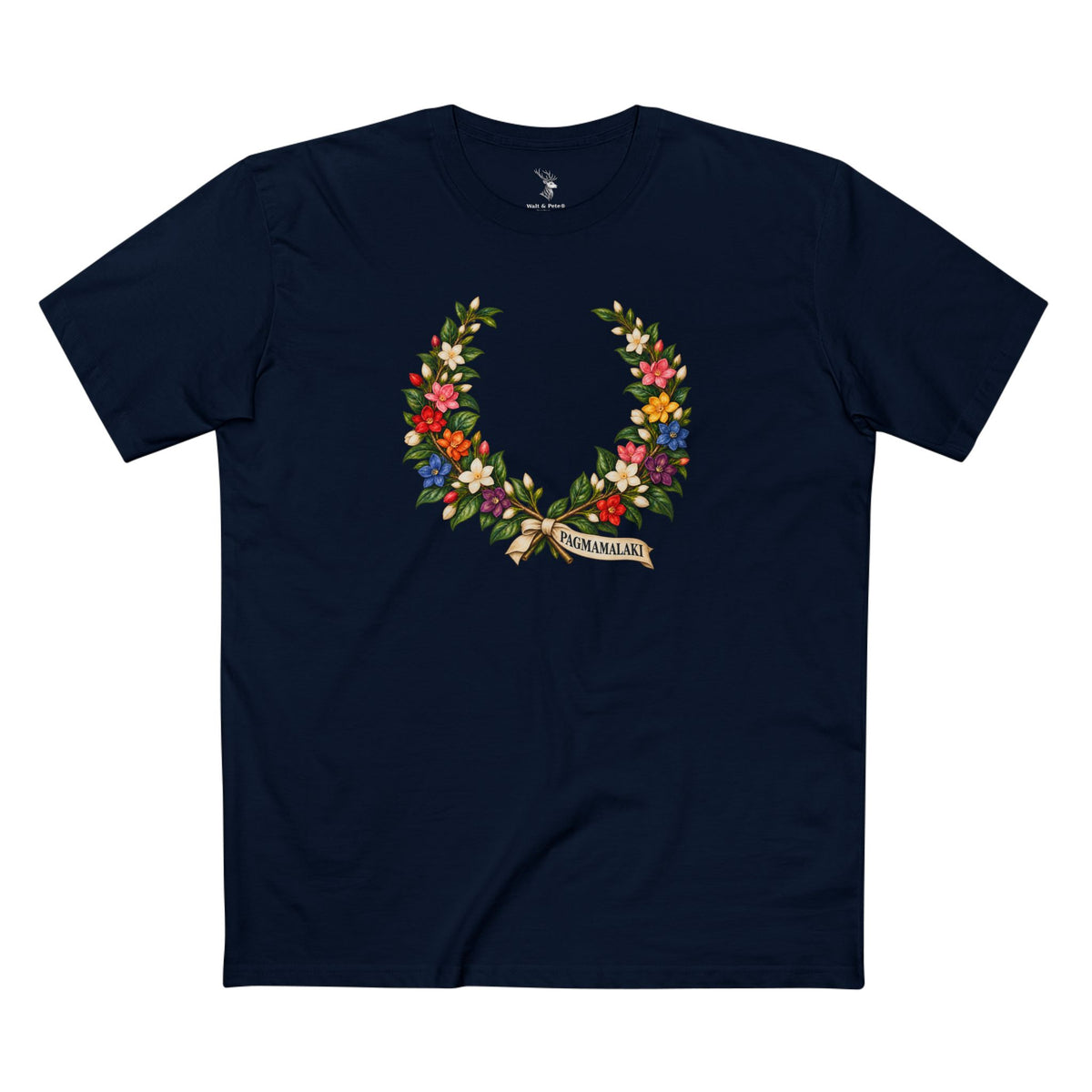 Pagmamalaki Philippine Sampaguita Laurel Wreath Pride T-Shirt