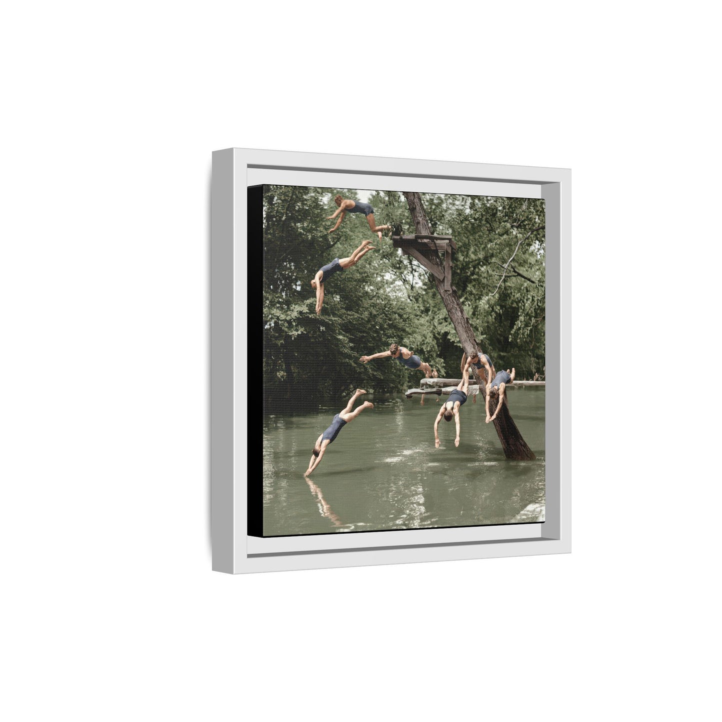 nager 005 | Framed Vintage Photo - Matte Canvas