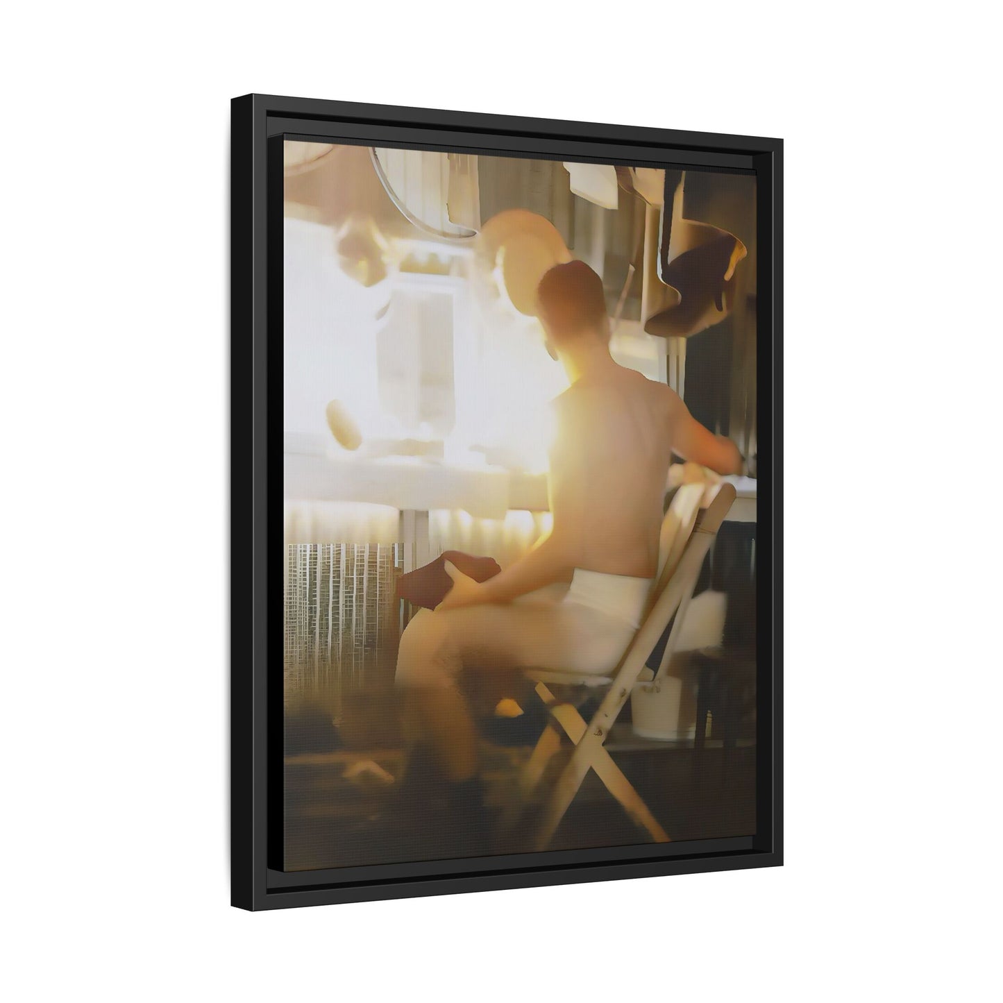 celibataire 022 | Vintage Framed Photo - Matte Canvas