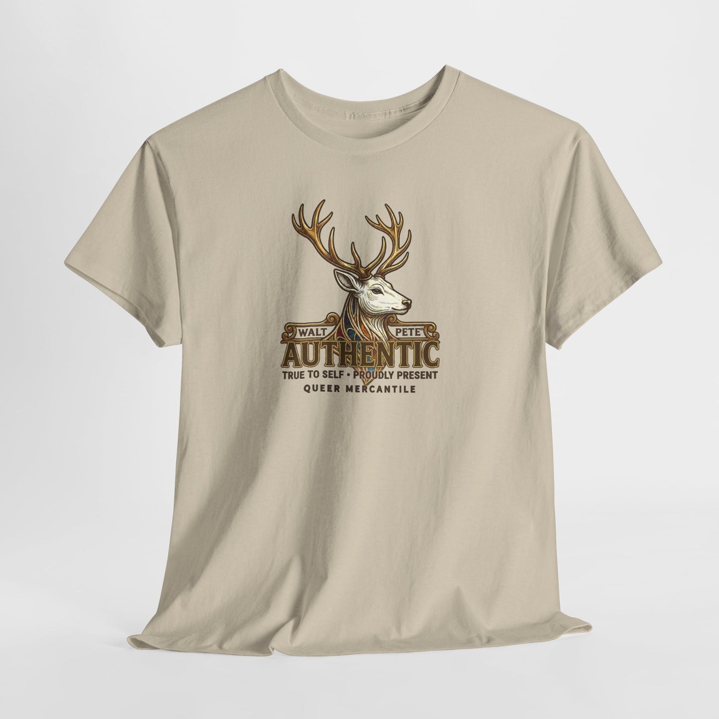 Authentic Pride T-Shirt | True To Self & Proudly Present LGBTQ Identity Graphic Tee