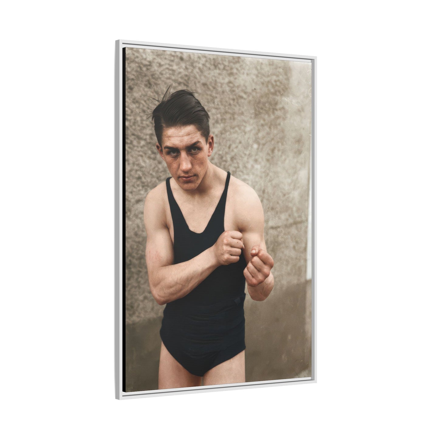athlétisme 048 | Framed Vintage Photo - Matte Canvas