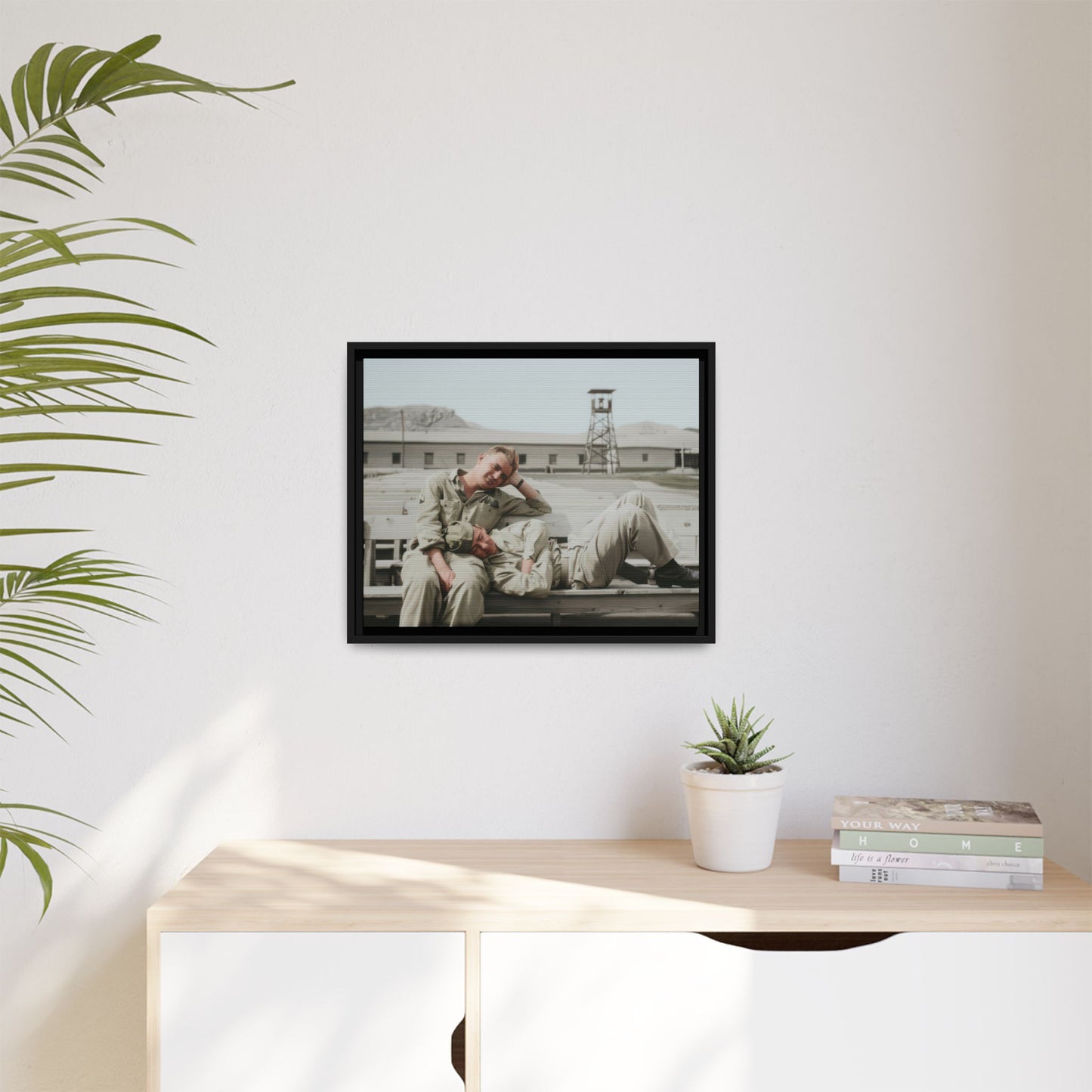paire 096 | Framed Vintage Photo - Matte Canvas