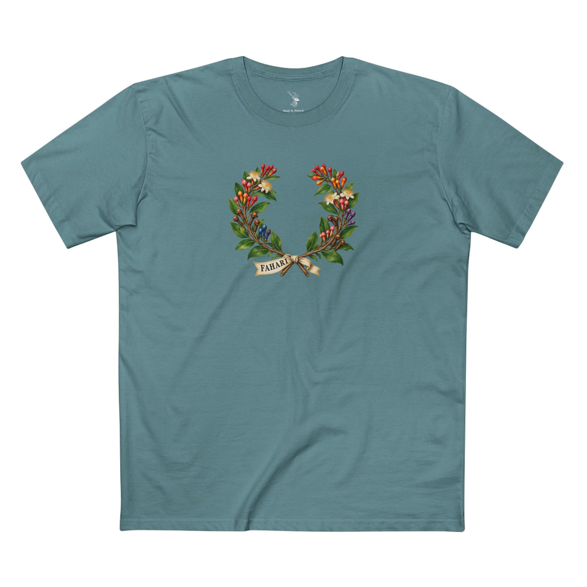 Tanzanian Clove Fahari Pride T-Shirt | Swahili Laurel Wreath Tee