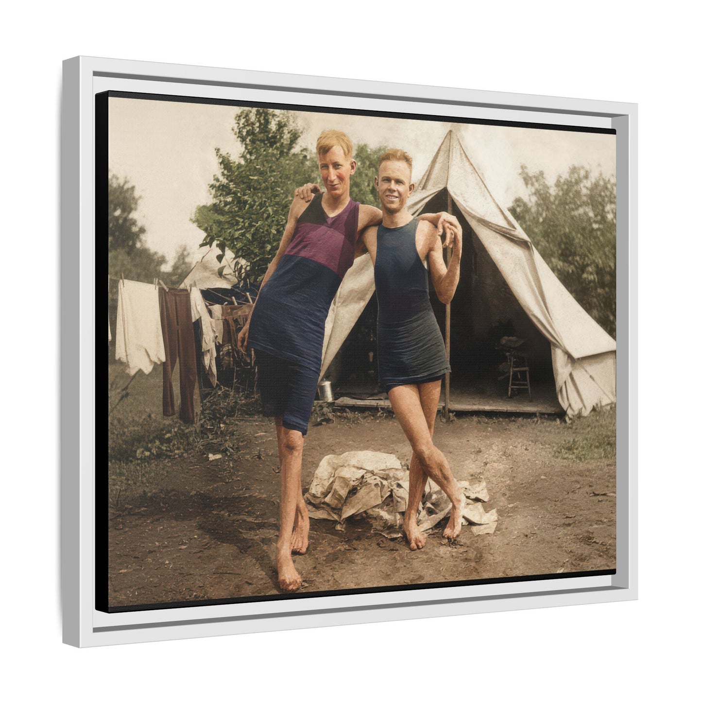 nager 040 | Framed Vintage Photo - Matte Canvas
