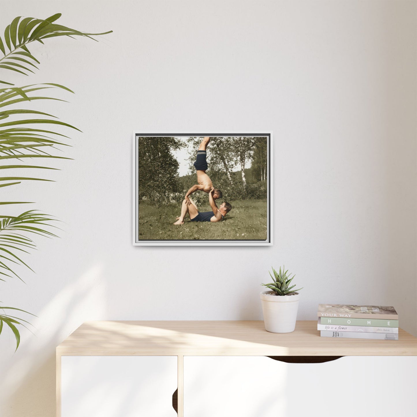 nager 017 | Framed Vintage Photo - Matte Canvas