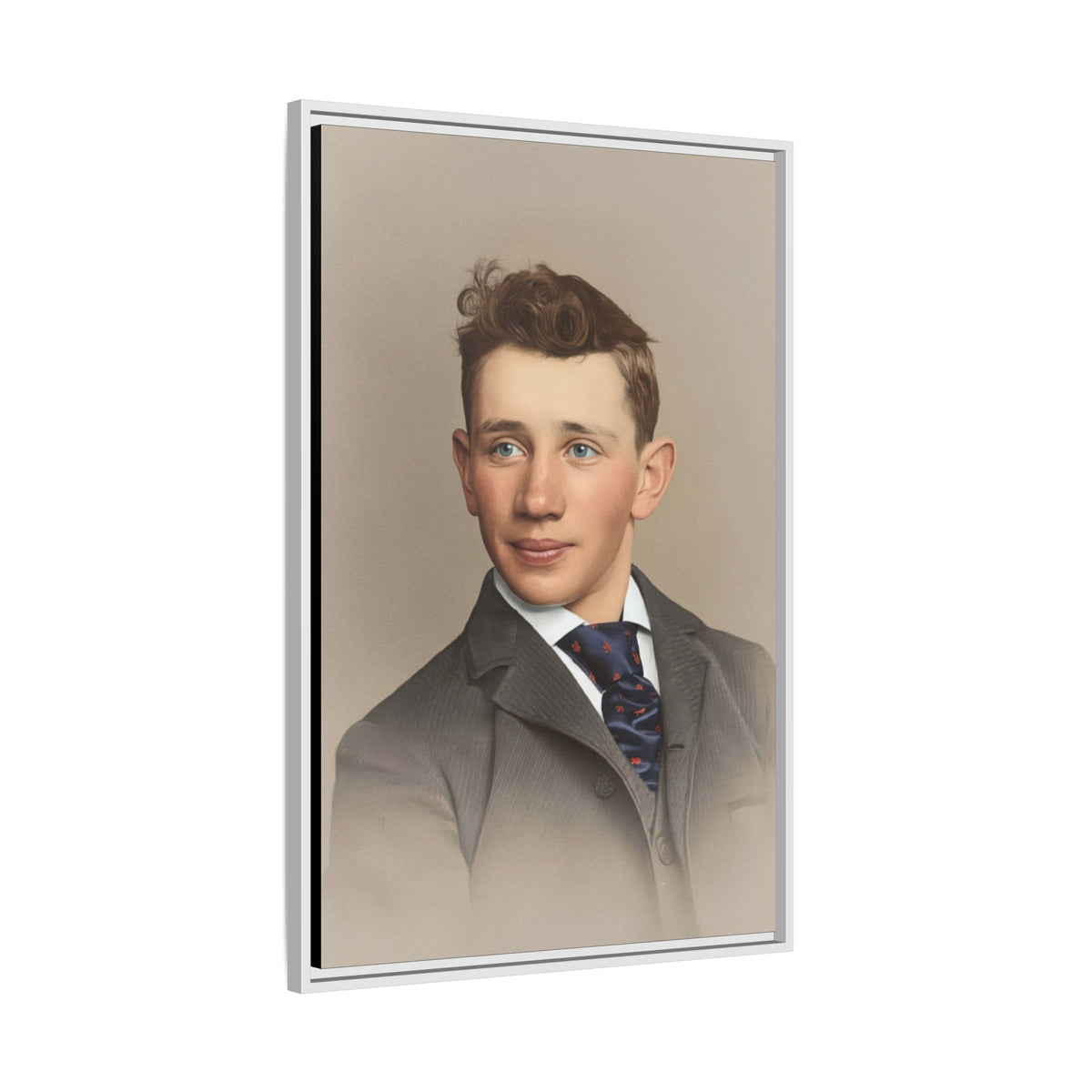 celibataire 038 | Framed Vintage Photo - Matte Canvas