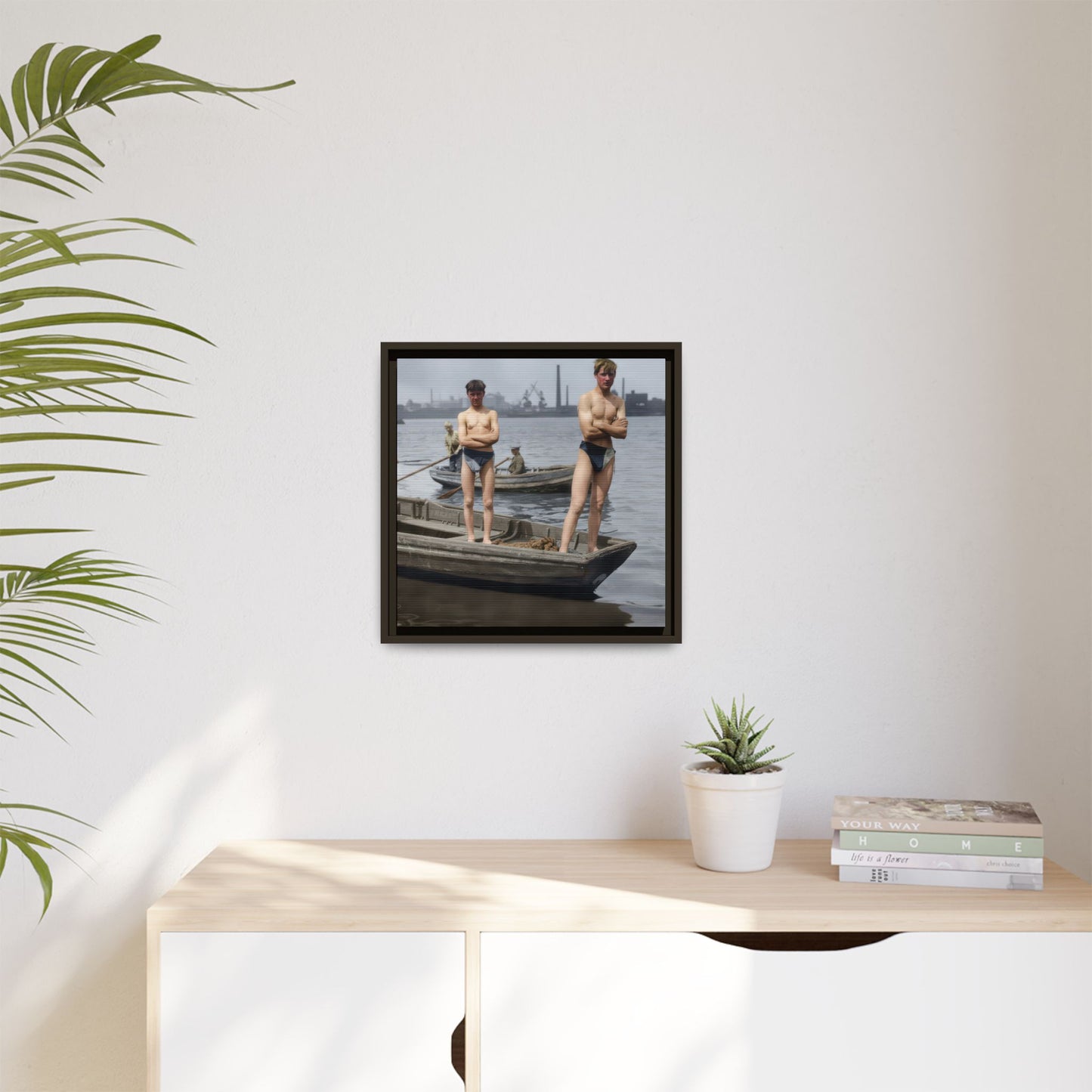 nager 050 | Framed Vintage Photo - Matte Canvas