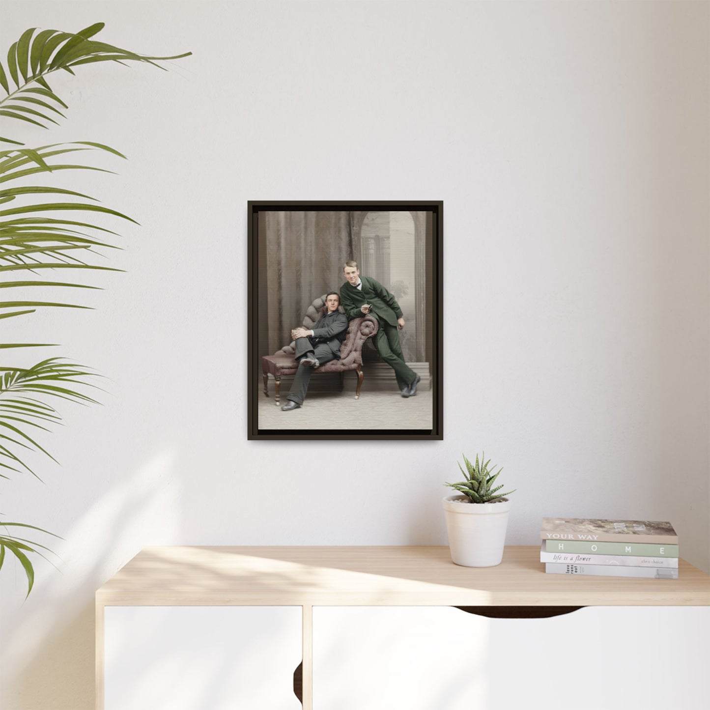 paire 148 | Framed Vintage Photo - Matte Canvas