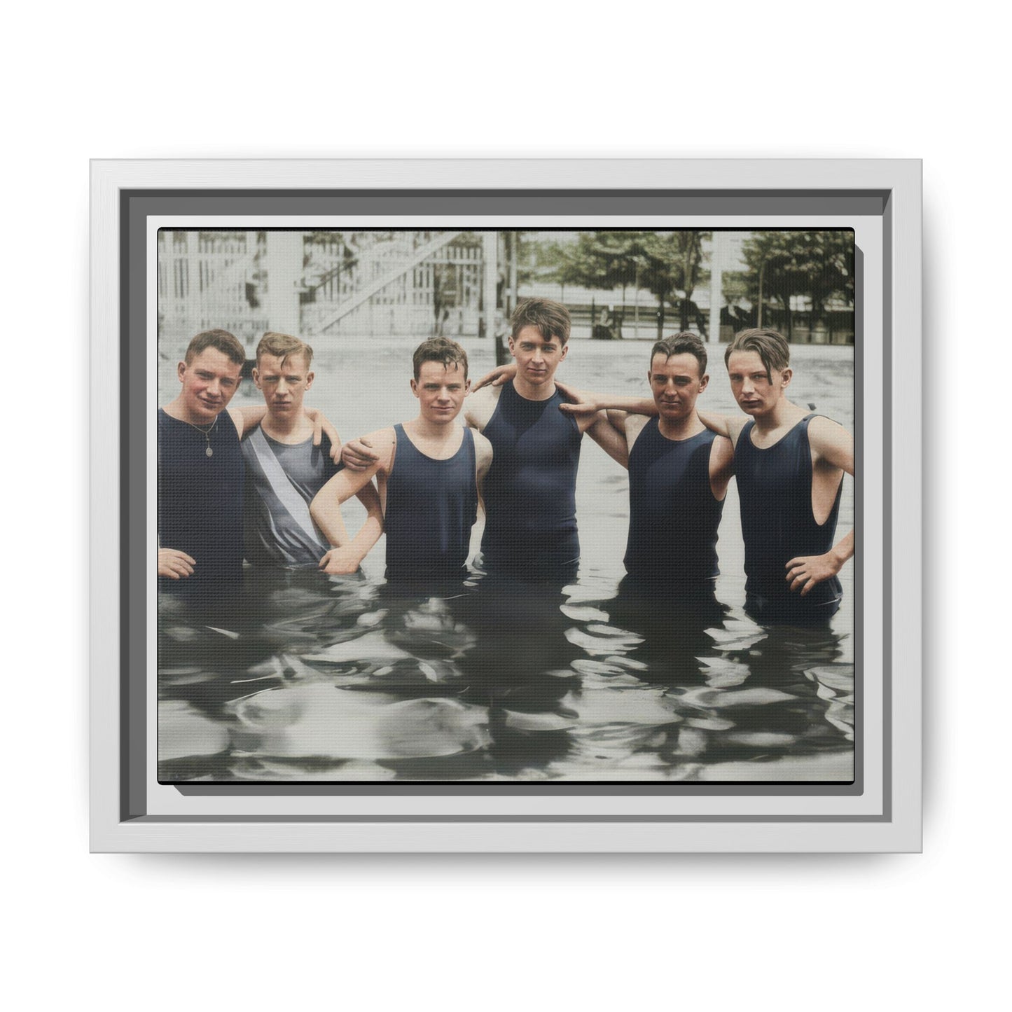 nager 042 | Framed Vintage Photo - Matte Canvas