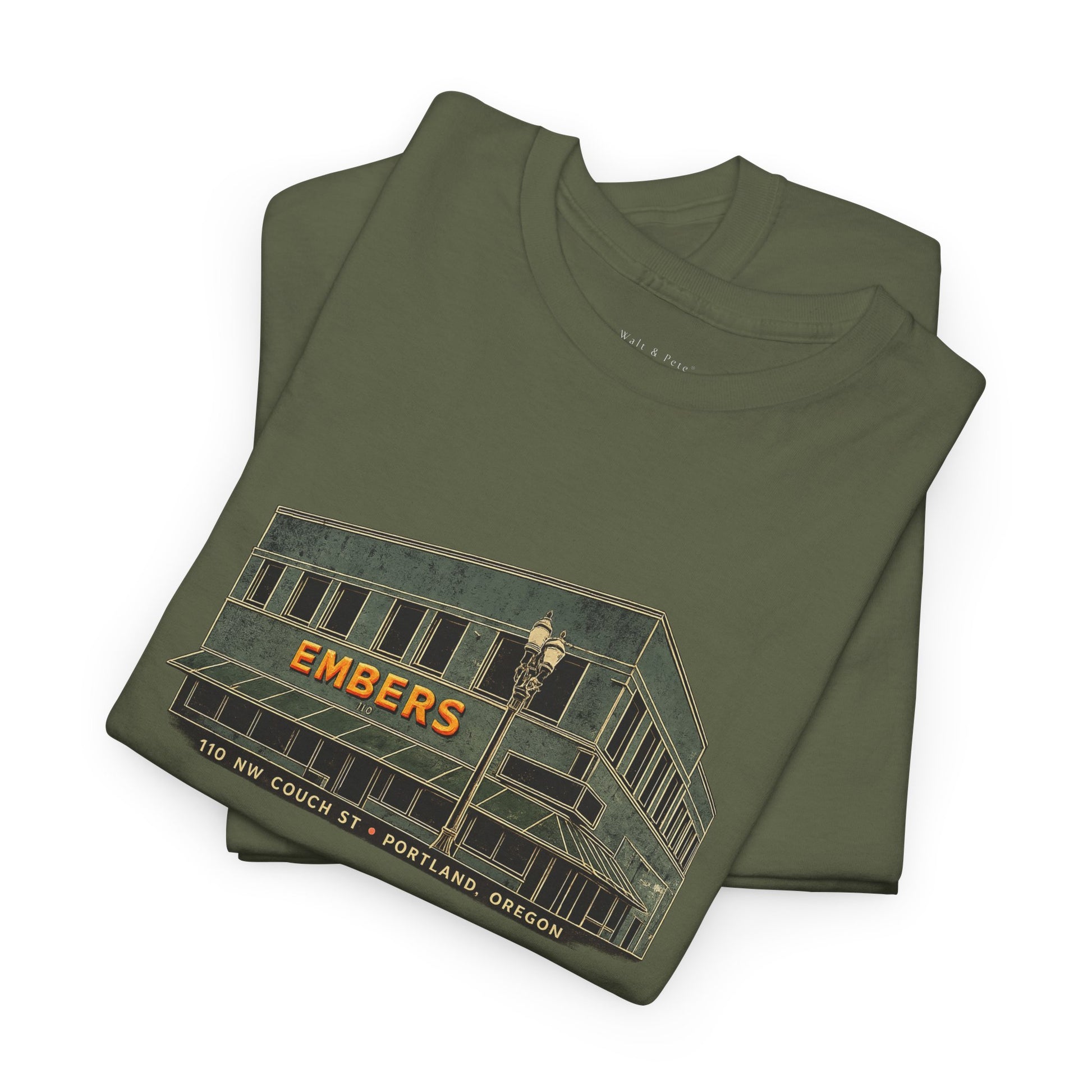 Embers Portland Oregon historic LGBTQ nightlife t-shirt design 