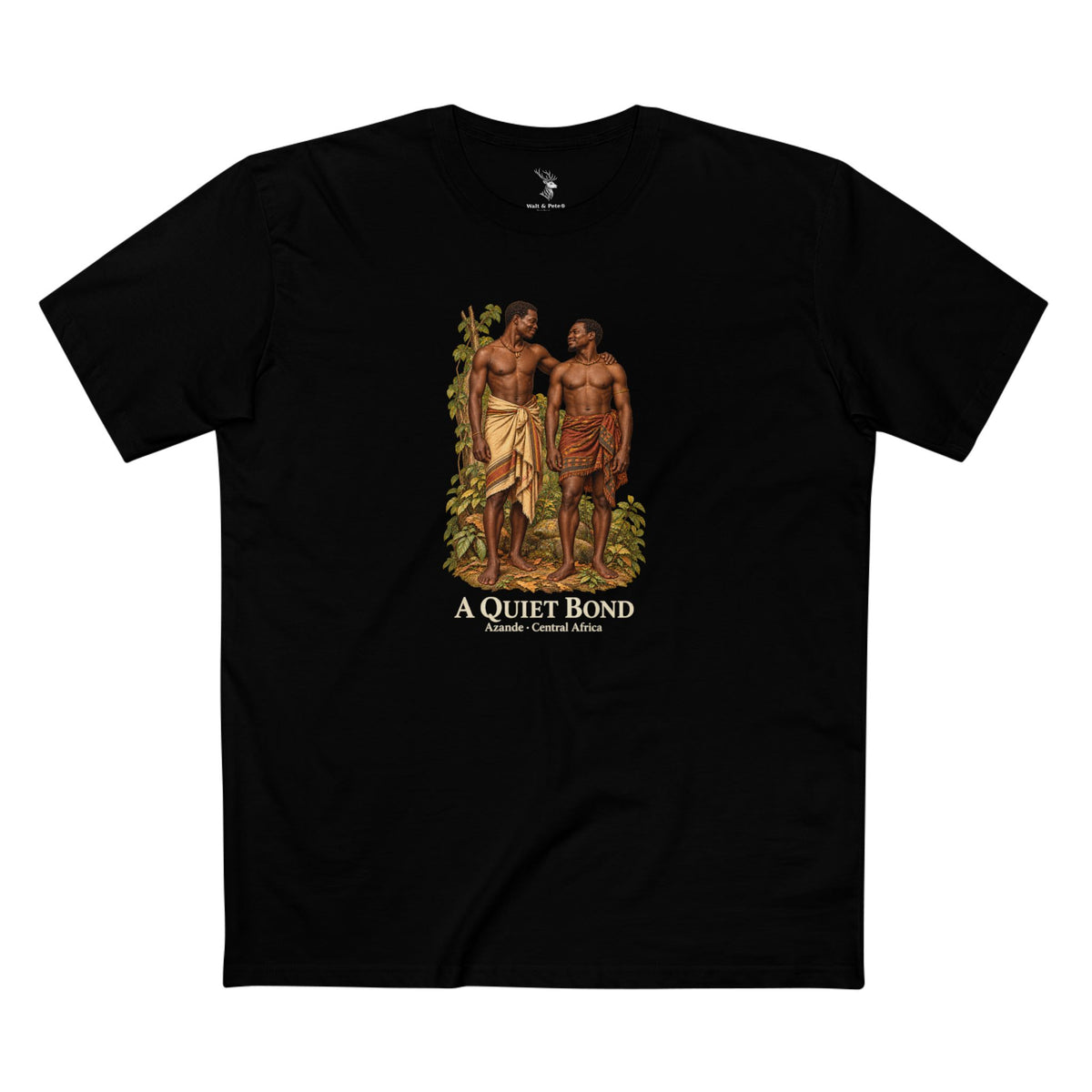 A Quiet Bond | Azande-Inspired Vintage Art T-Shirt