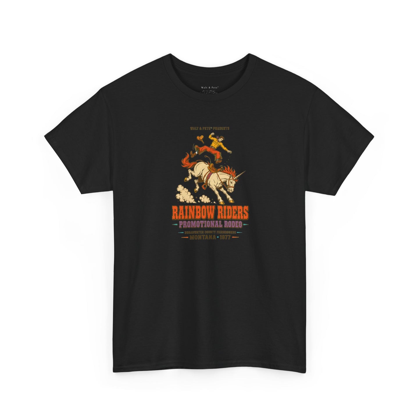 Rainbow Riders Montana 1977 T-Shirt | Queer Western Rodeo Tee