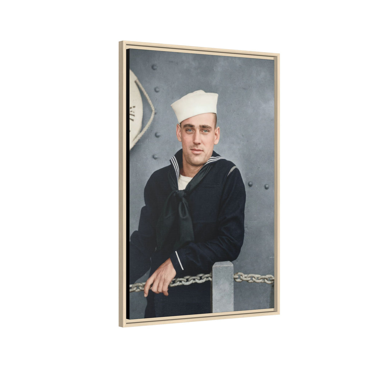 celibataire 023 | Framed Vintage Photo - Matte Canvas