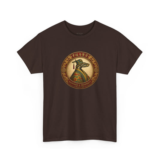 Lunar zodiac snake shirt happiness and prosperity Russell’s Viper 