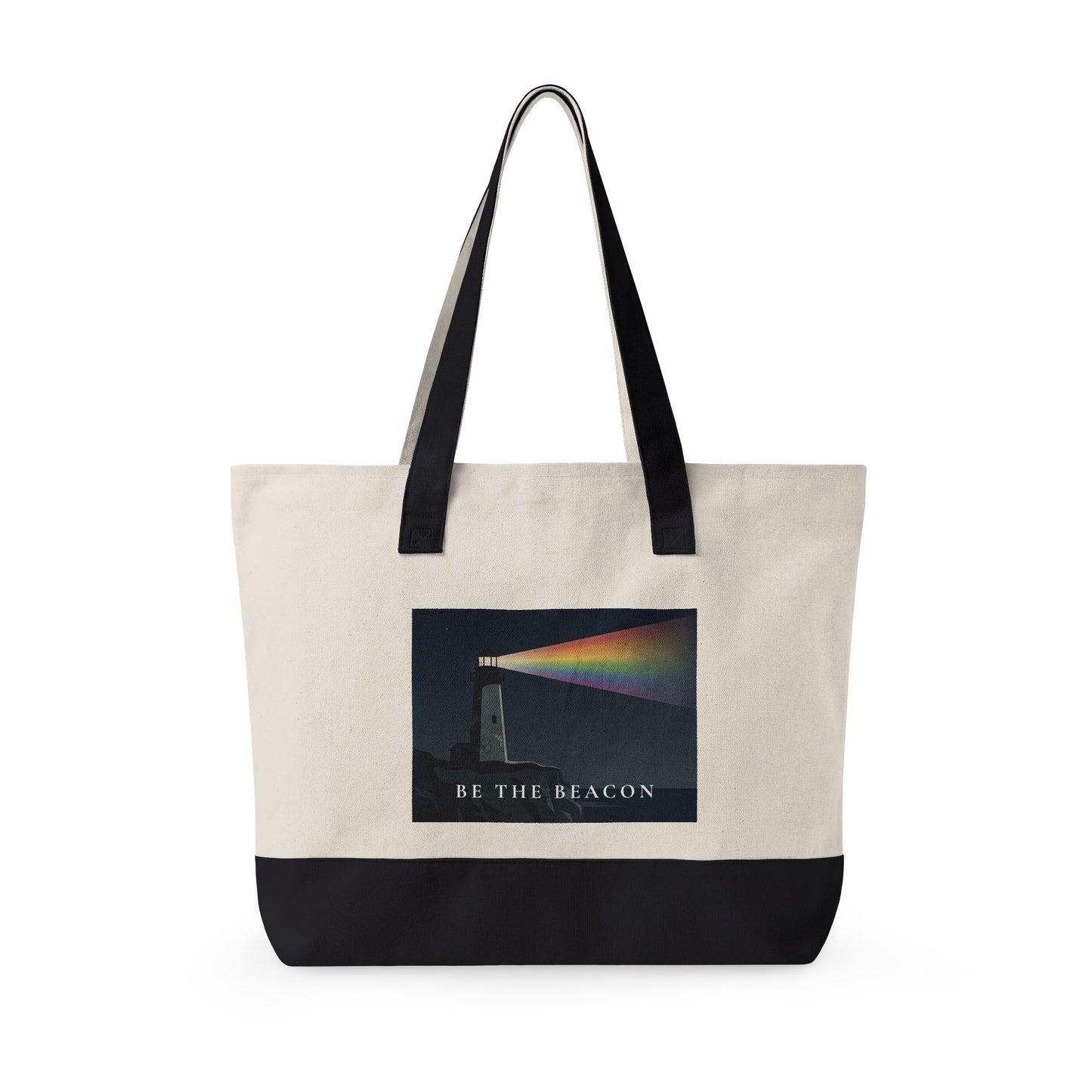 Be The Beacon | Zipper Canvas Tote