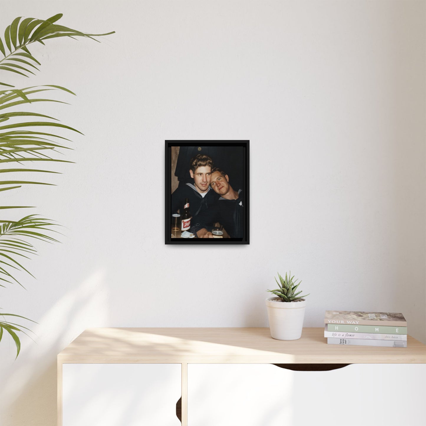 paire 033 | Framed Vintage Photo - Matte Canvas