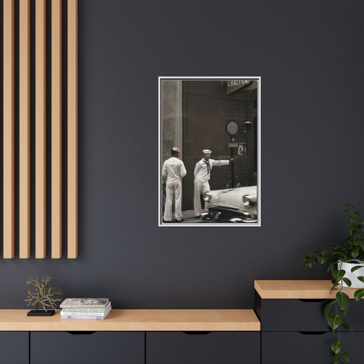 paire 151 | Framed Vintage Photo - Matte Canvas