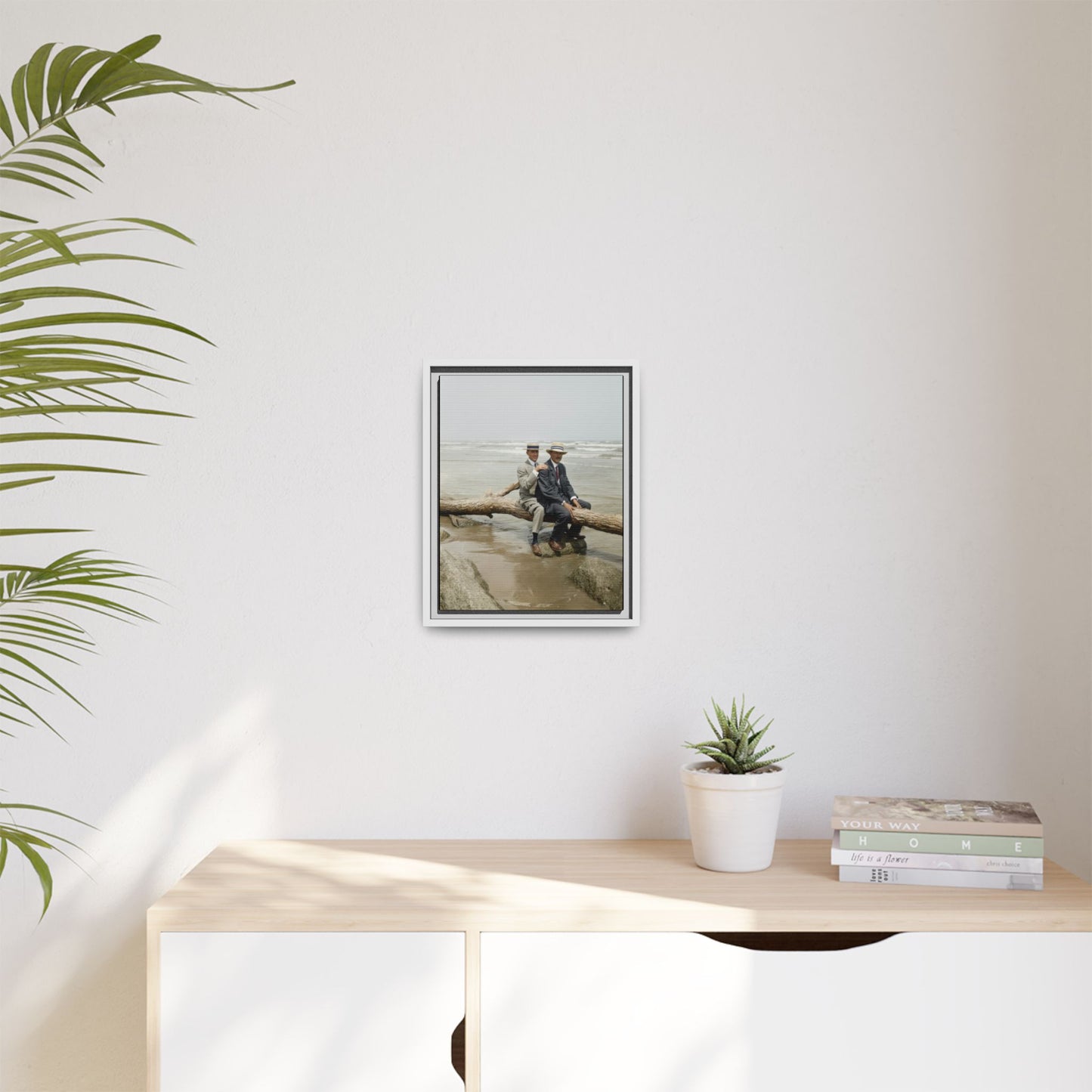 paire 031 | Framed Vintage Photo - Matte Canvas